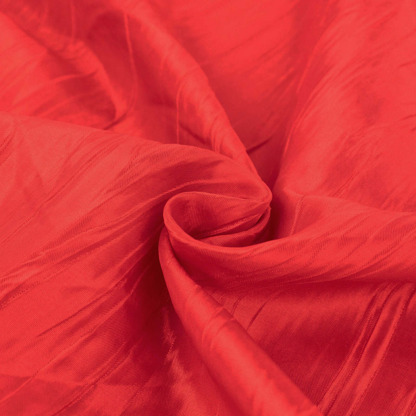 54"x10 Yards Red Accordion Crinkle Taffeta Fabric Bolt