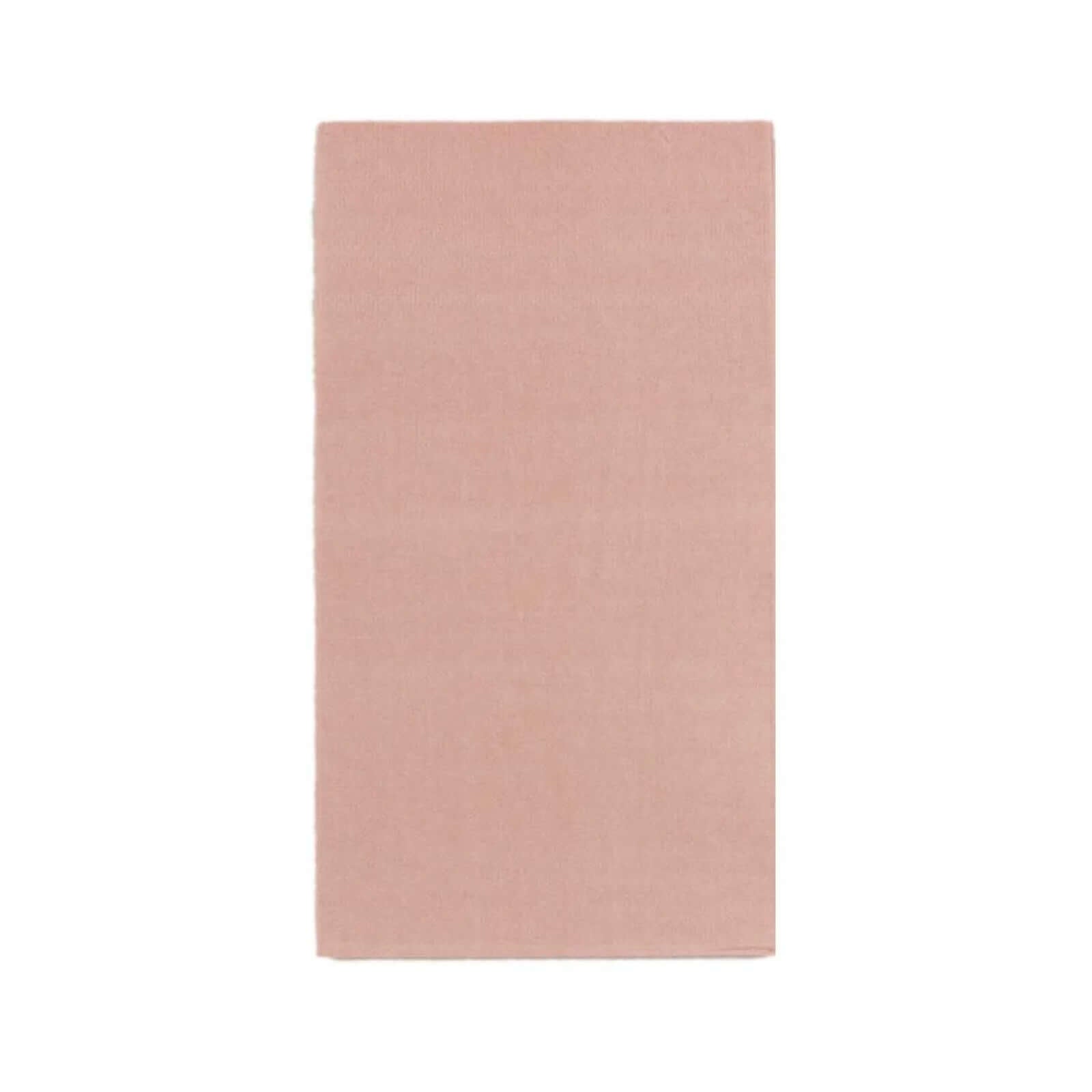 50-Pack Paper Napkins Soft Dusty Rose - Disposable 2-Ply Cocktail and Beverage Napkins for Weddings