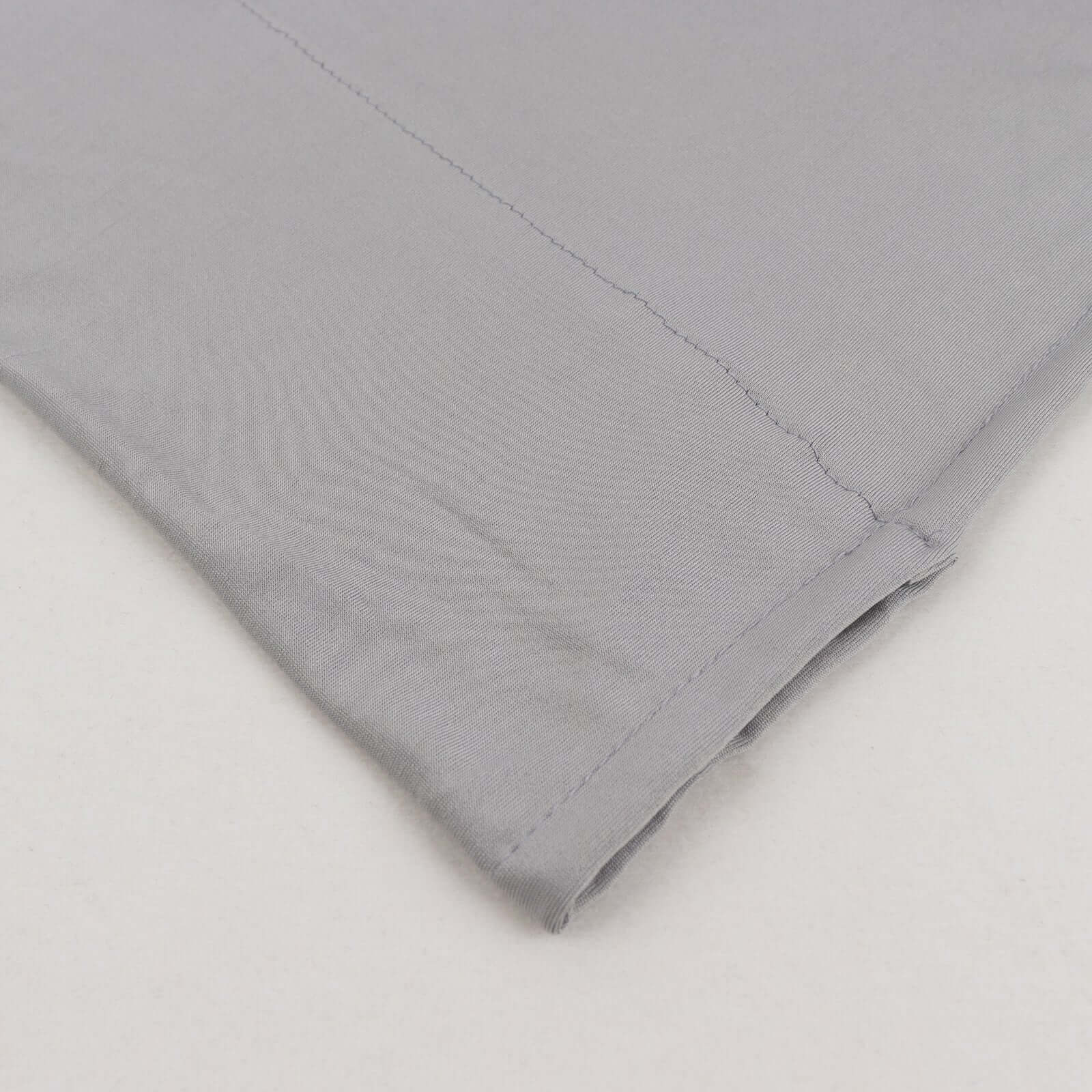 Silver Spandex 4-Way Stretch Fabric Roll, DIY Craft Fabric Bolt- 60"x10 Yards
