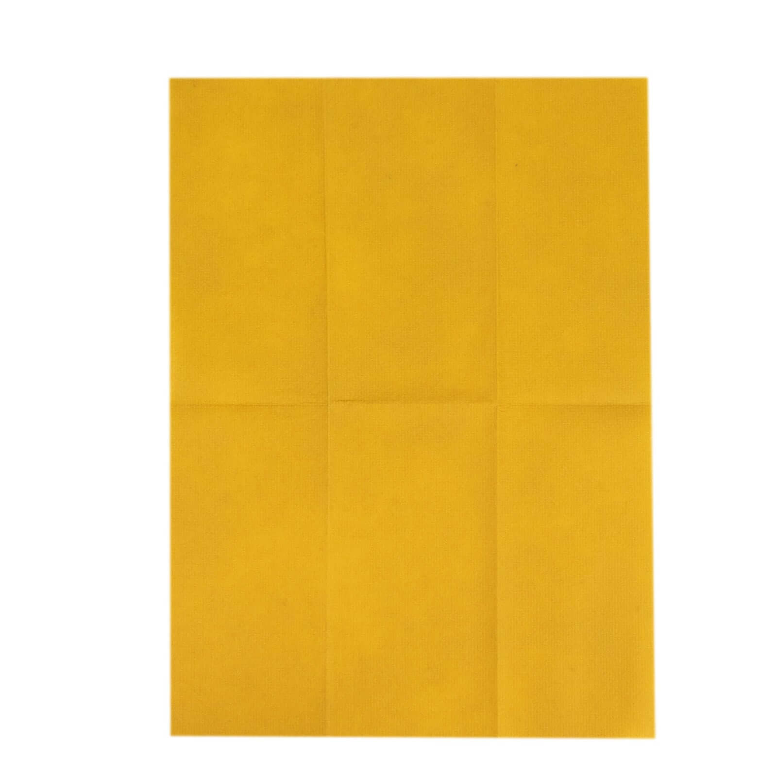 20-Pack Paper Linen-Like Napkins Gold - Disposable Hygienic Airlaid Guest Towels 8.5"x4"