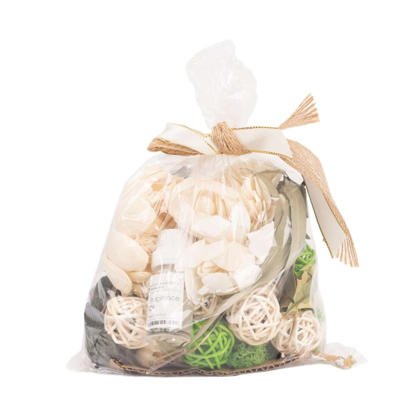 Set of Natural Potpourri Vase Fillers Dried Assorted with Vanilla Fragrance Oil - DIY Decorations