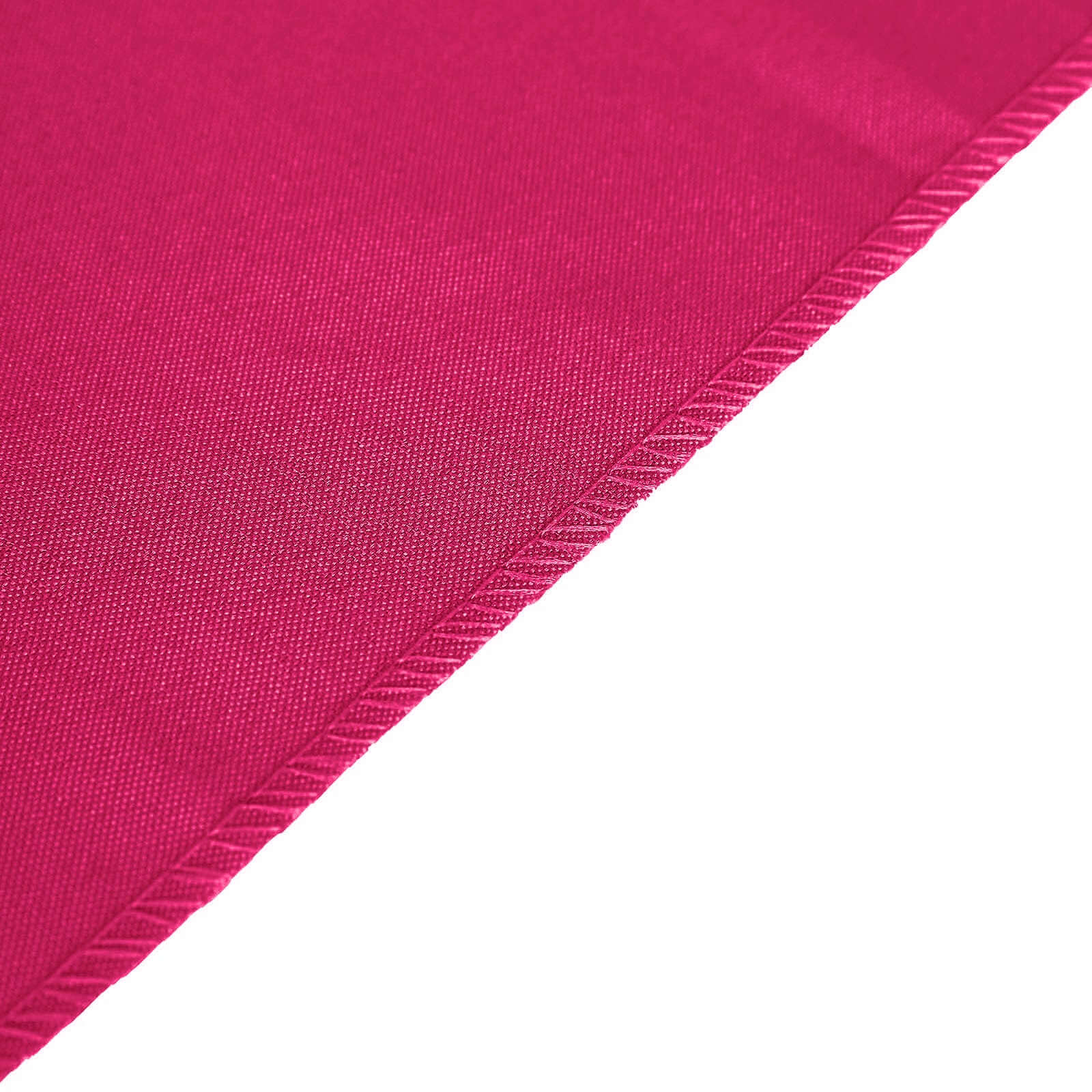 Polyester 12"x108" Table Runner Fuchsia - Durable & Wrinkle-Resistant Table Decor