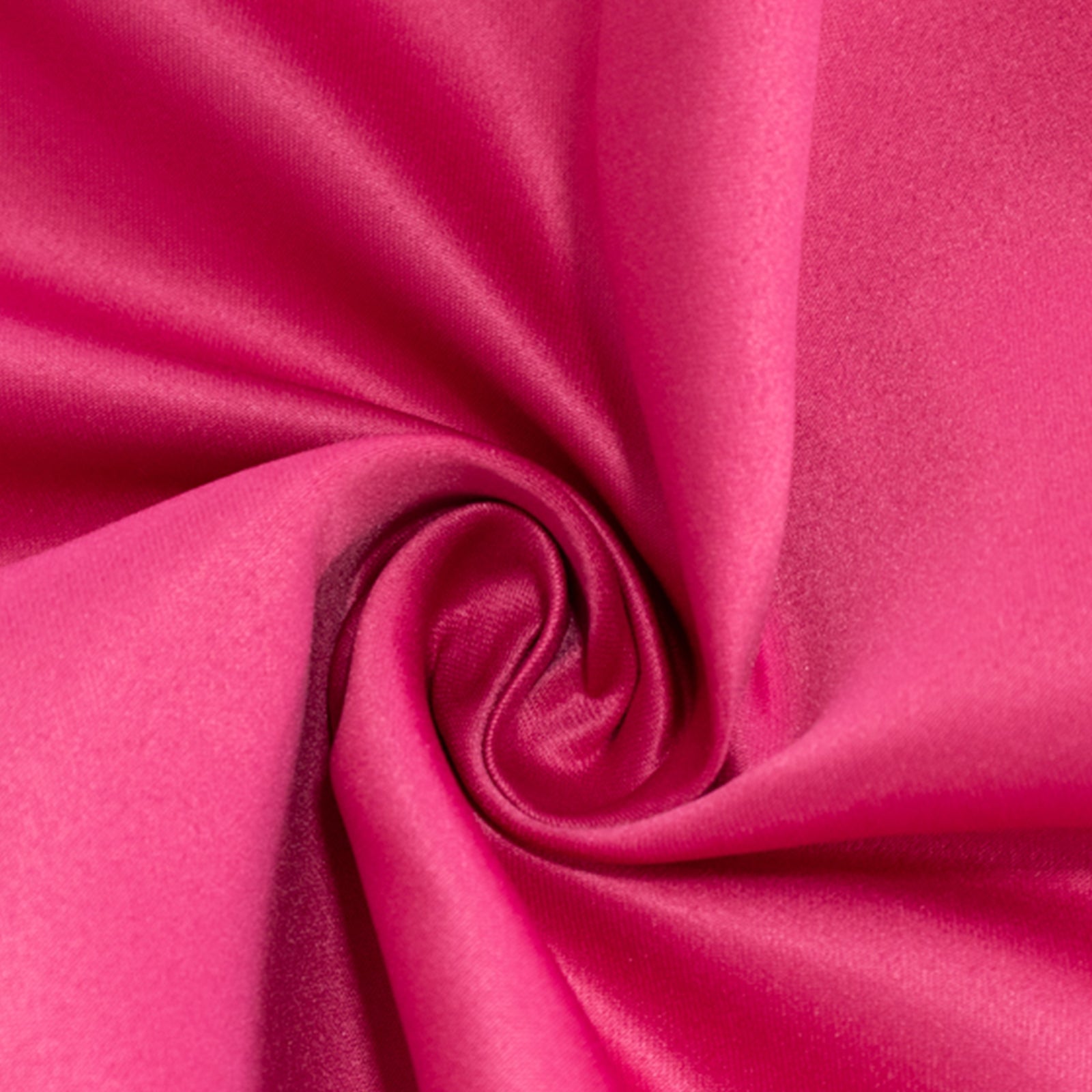 Lamour Satin 54"x54" Square Tablecloth Fuchsia - Durable & Silk-Like Table Cover