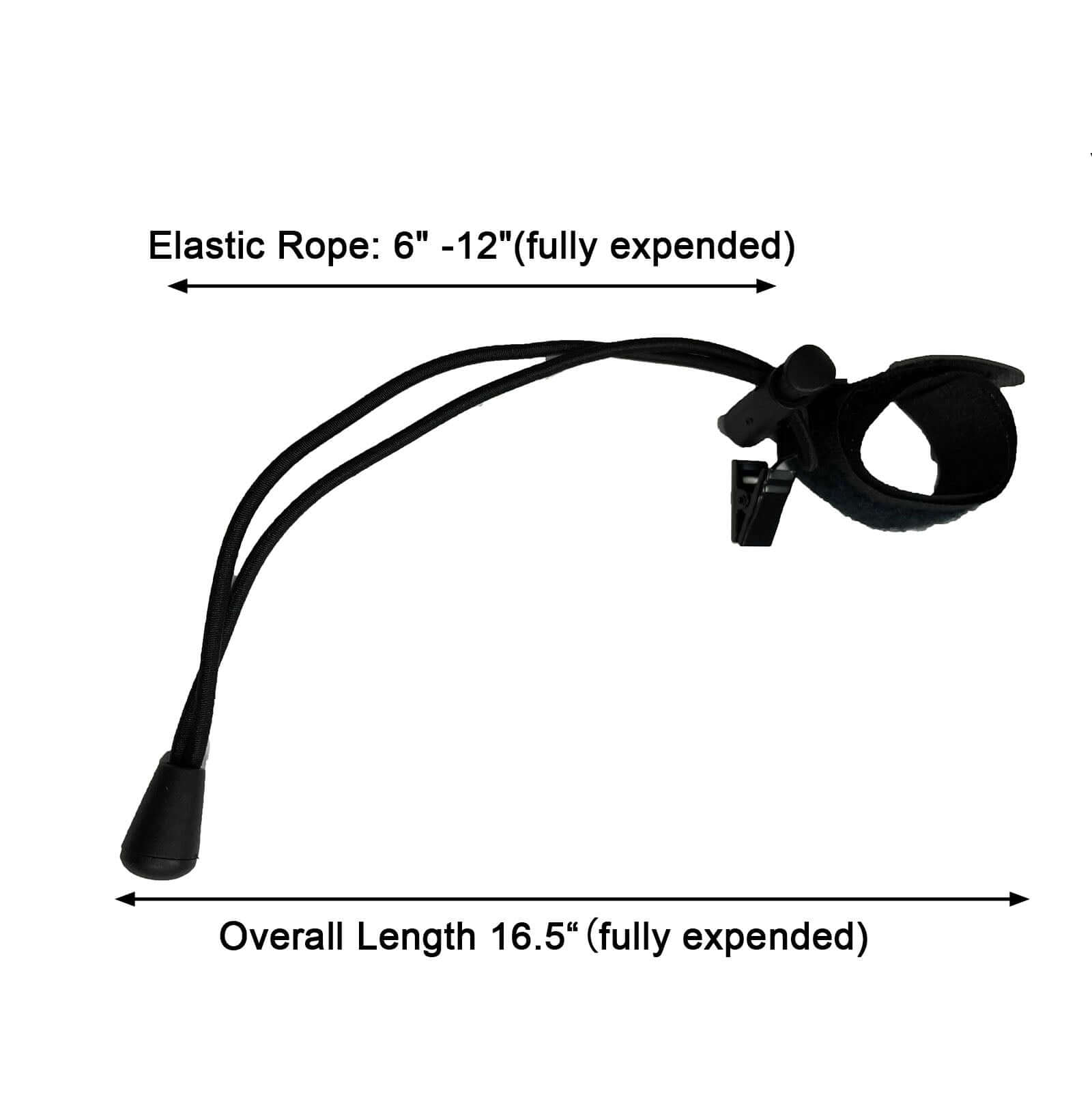 8 Pack 16" Elastic String Photography Backdrop Clamps, Holder Clips