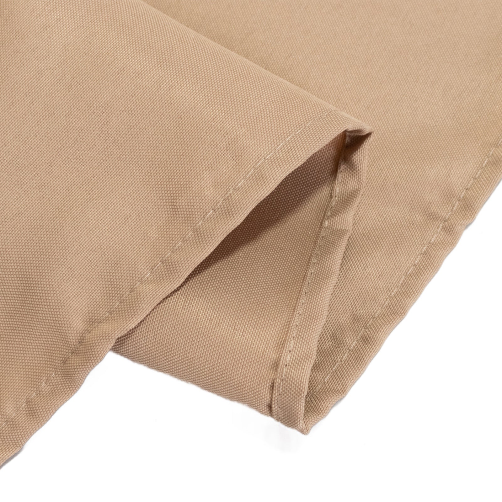 Premium Polyester 90"x132" Rectangle Tablecloth Nude - Seamless 220GSM Stain-Resistant Table Cover