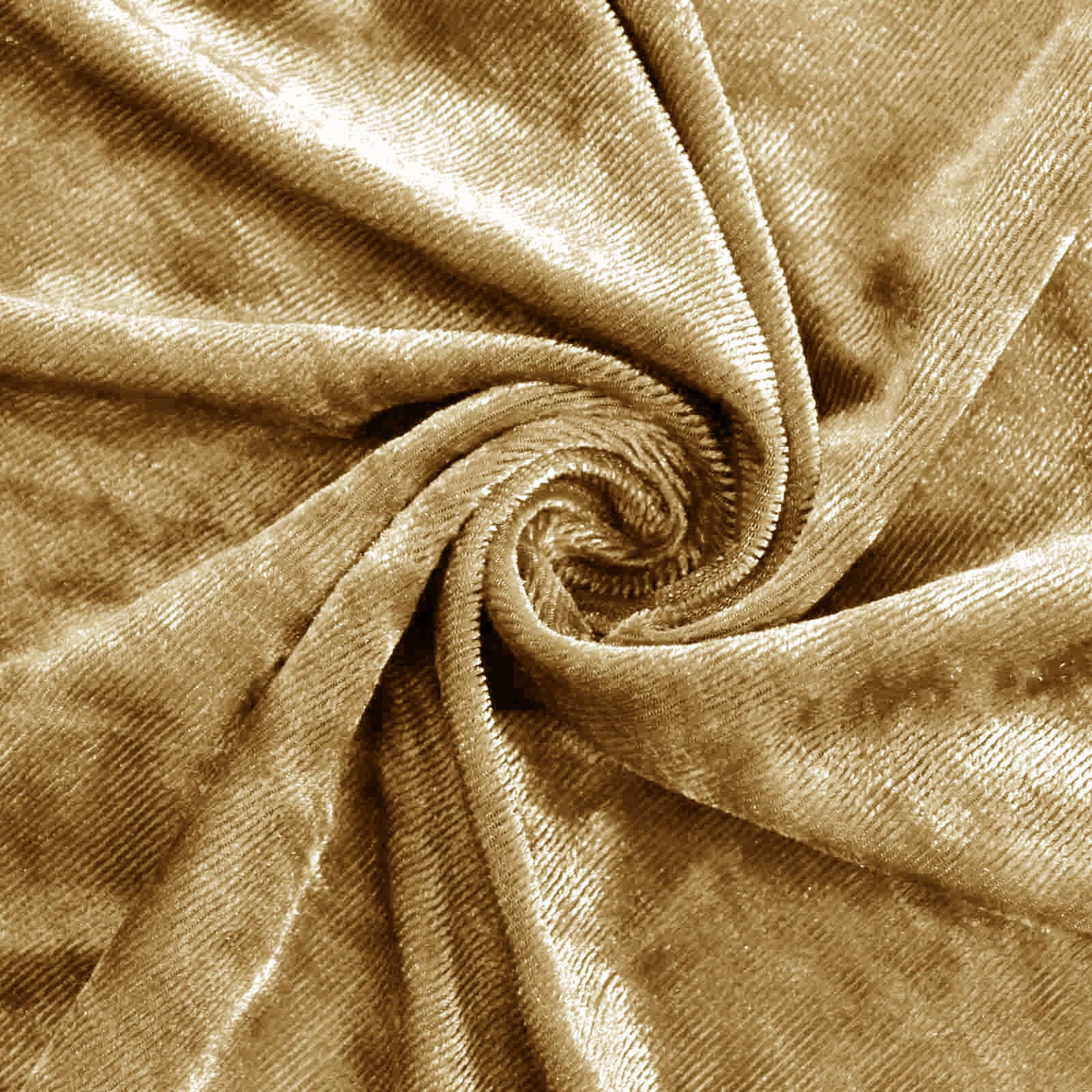 8ftx8ft Champagne Premium Smooth Velvet Event Curtain Drapes, Privacy Backdrop Event Panel with Rod Pocket