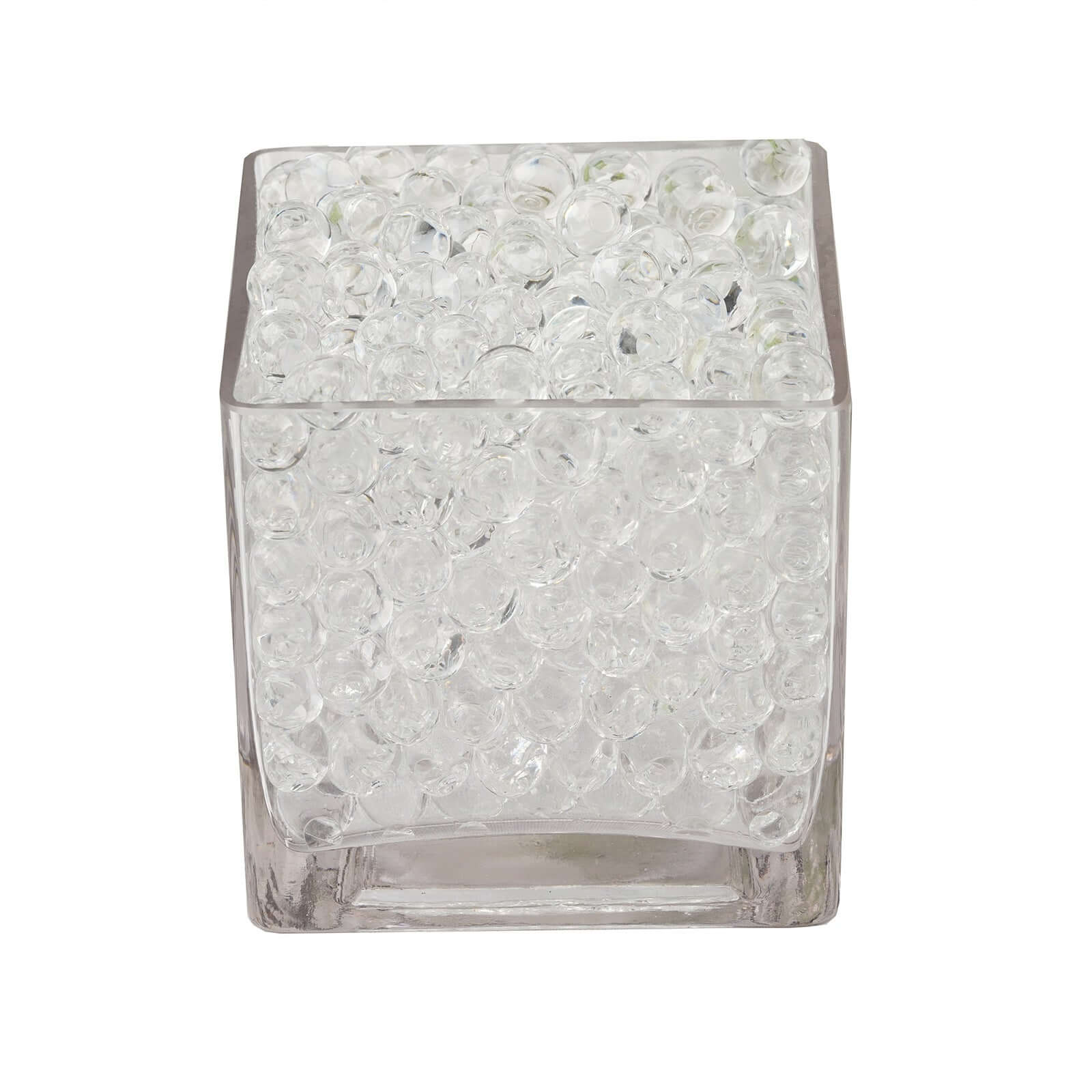 200-250 Pcs Water Gel Beads Vase Filler Clear - Small Nontoxic Jelly Balls for Floating Candles & Floral Displays