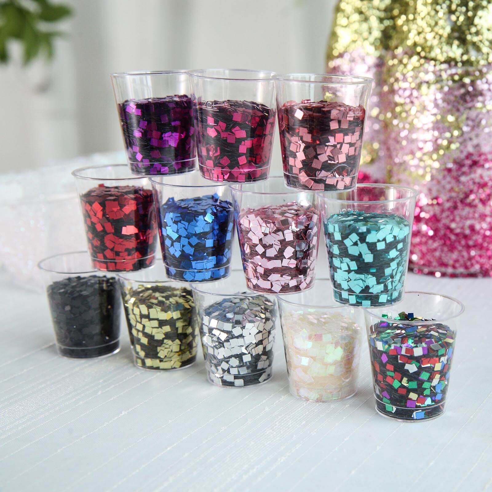Chunky Glitter Metallic Purple - Nontoxic Confetti Glitter for Fun DIY Projects Kids' Crafts Resin Art & Festival Decor 50g Bag