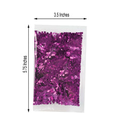 Chunky Glitter Metallic Purple - Nontoxic Confetti Glitter for Fun DIY Projects Kids' Crafts Resin Art & Festival Decor 50g Bag