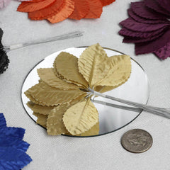 144 Turquoise Burning Passion Leaves