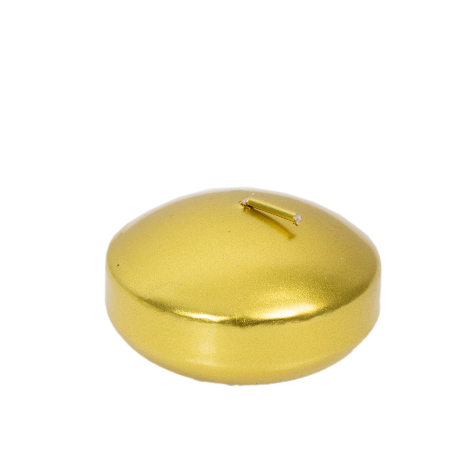 12 Pack 3" Gold Floating Candles, Unscented Dripless Wax Discs for Centerpieces