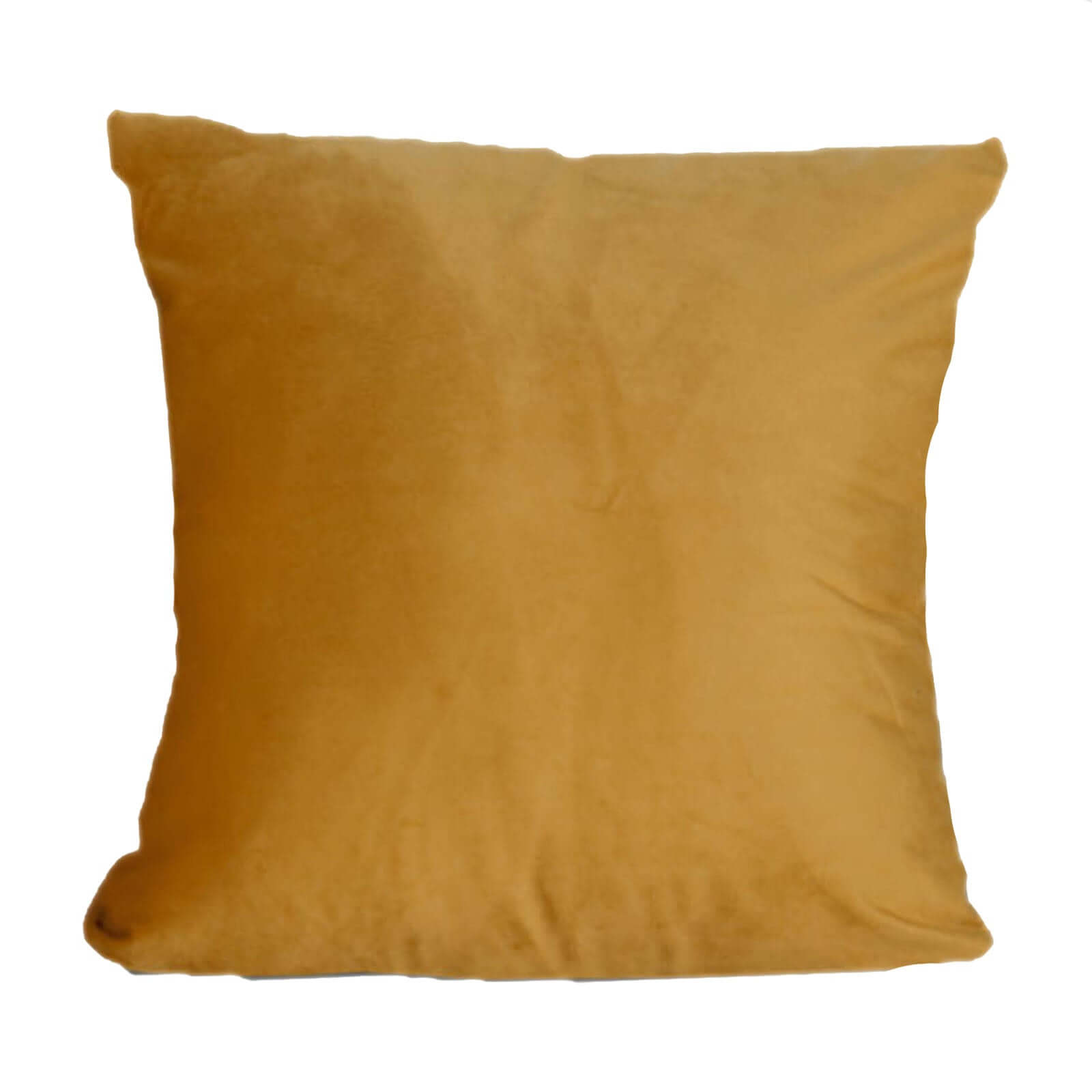 2 Pack 18" Gold Soft Velvet Square Throw Pillow Cover