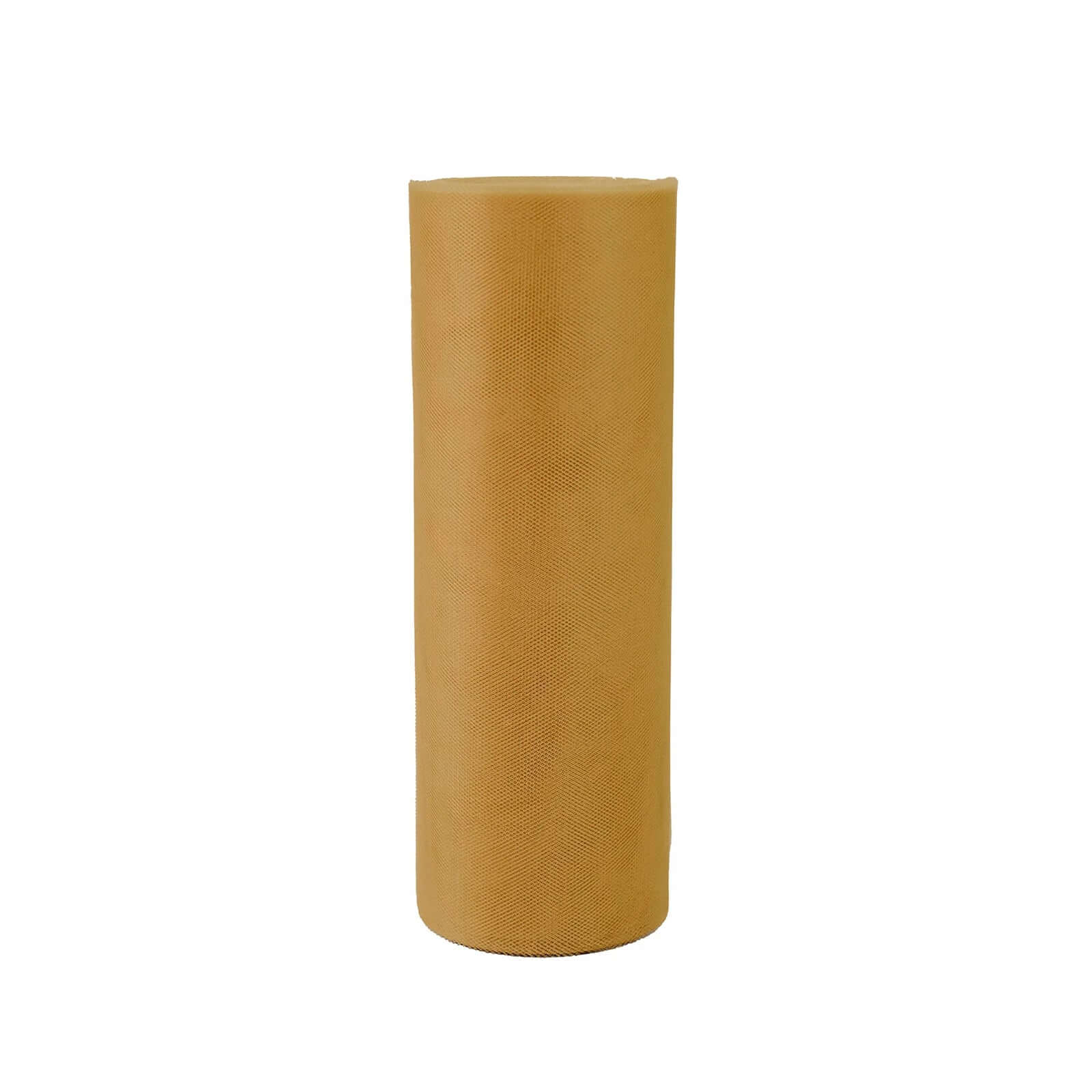 12"x100 Yards Gold Tulle Fabric Bolt, Sheer Fabric Spool Roll For Crafts