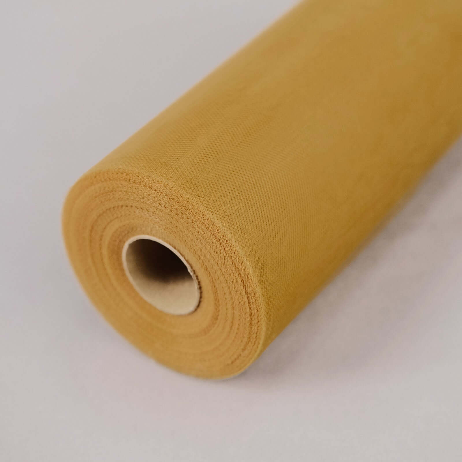 12"x100 Yards Gold Tulle Fabric Bolt, Sheer Fabric Spool Roll For Crafts