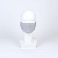 5 Pack 2 Ply Silver Ultra Soft 100% Organic Cotton Face Masks, Reusable Fabric Masks With Soft Ear Loops