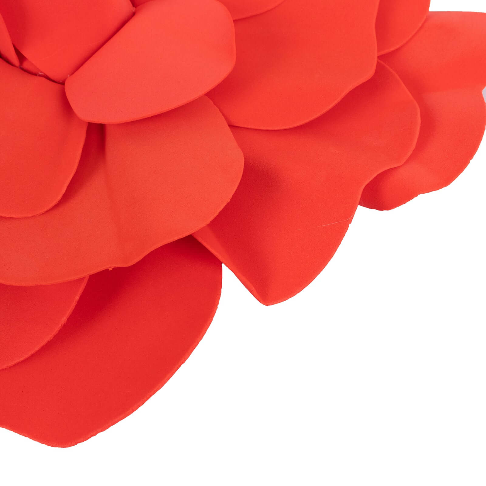 4 Pack 16" Large Red Real Touch Artificial Foam DIY Craft Roses