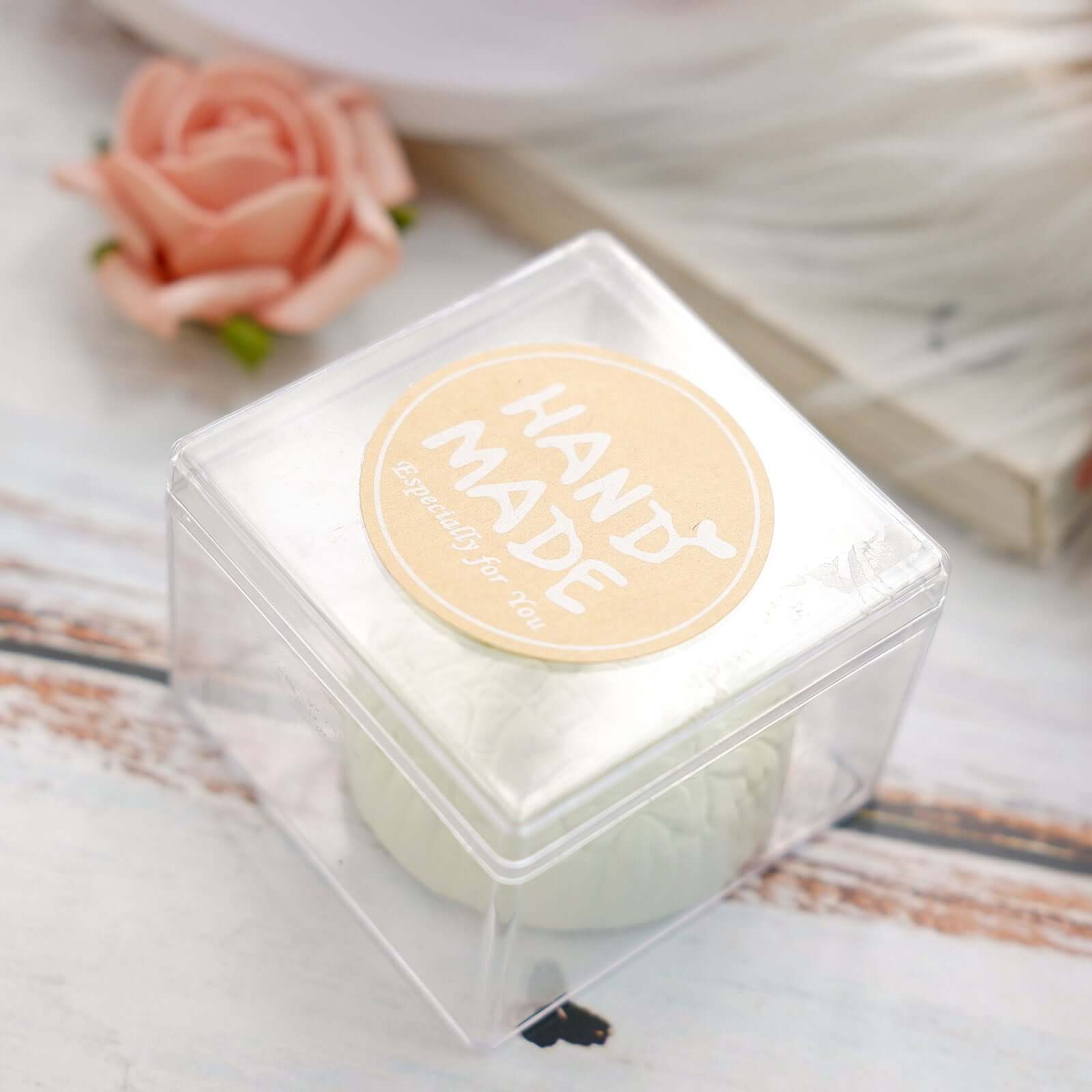 500Pcs 1.5" Handmade Especially For You Stickers Roll, Cookie and Bakery Box Labels - Round