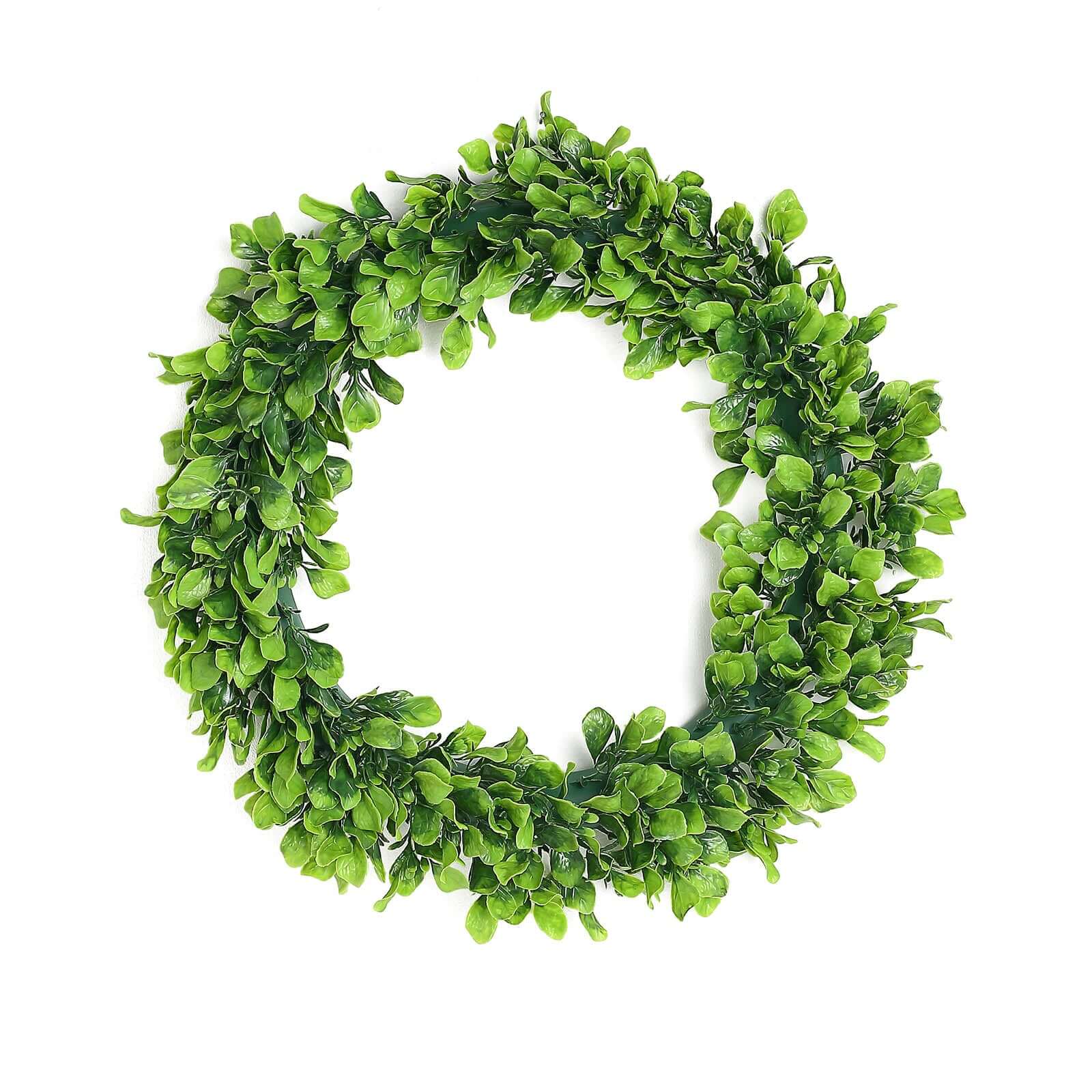 2 Pack 21" Green Artificial Lifelike Jasmine Leaf Spring Wreaths