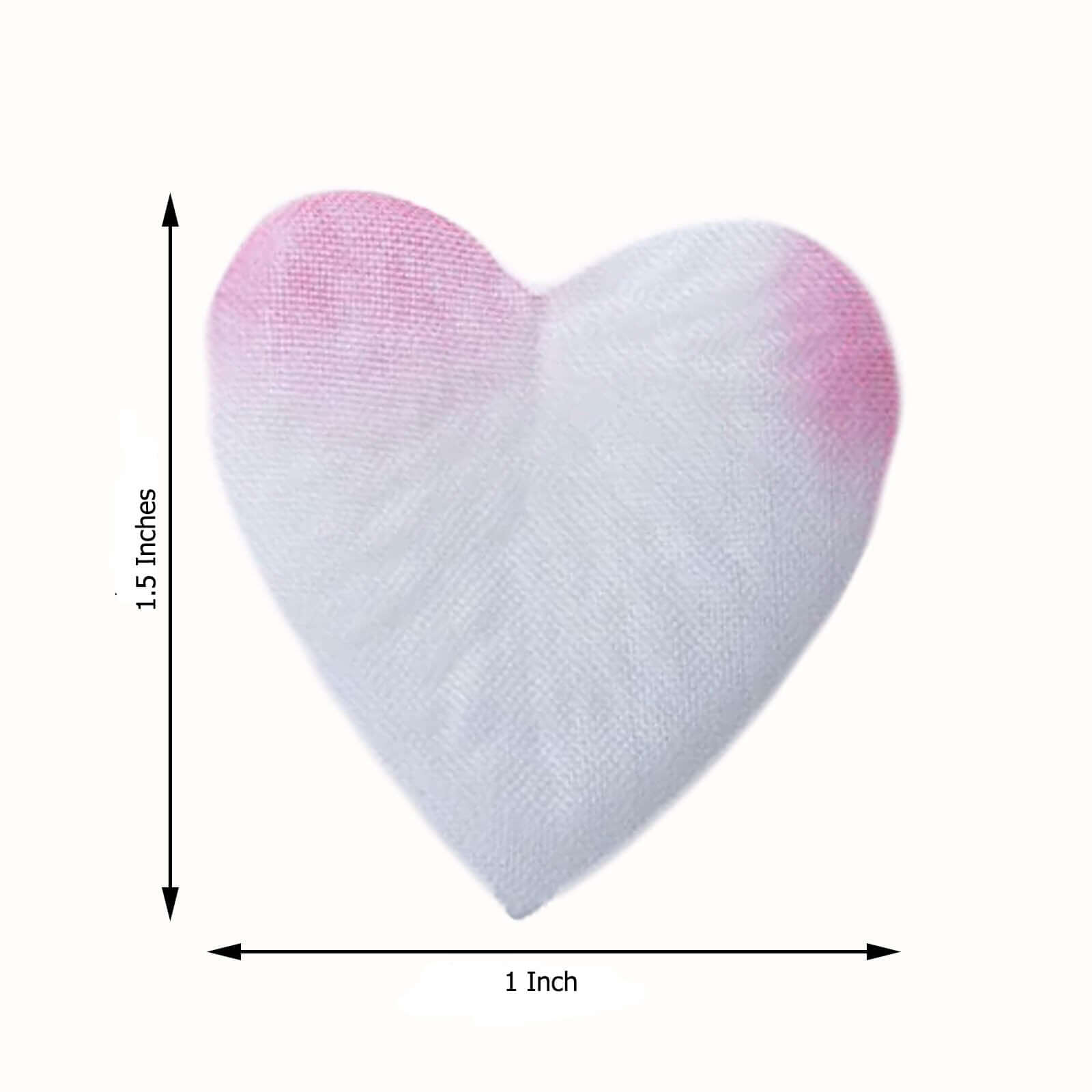 500-Pack Hear Scatters Pink Silk Confetti - Decorative Party Table Accents