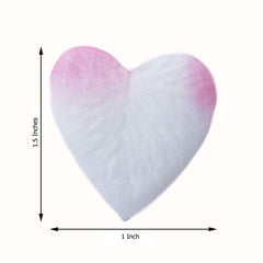 500-Pack Hear Scatters Pink Silk Confetti - Decorative Party Table Accents