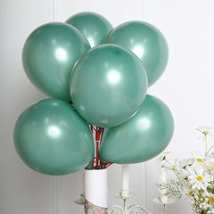 25 Pack 10" Matte Pastel Dusty Blue Helium Air Latex Party Balloons