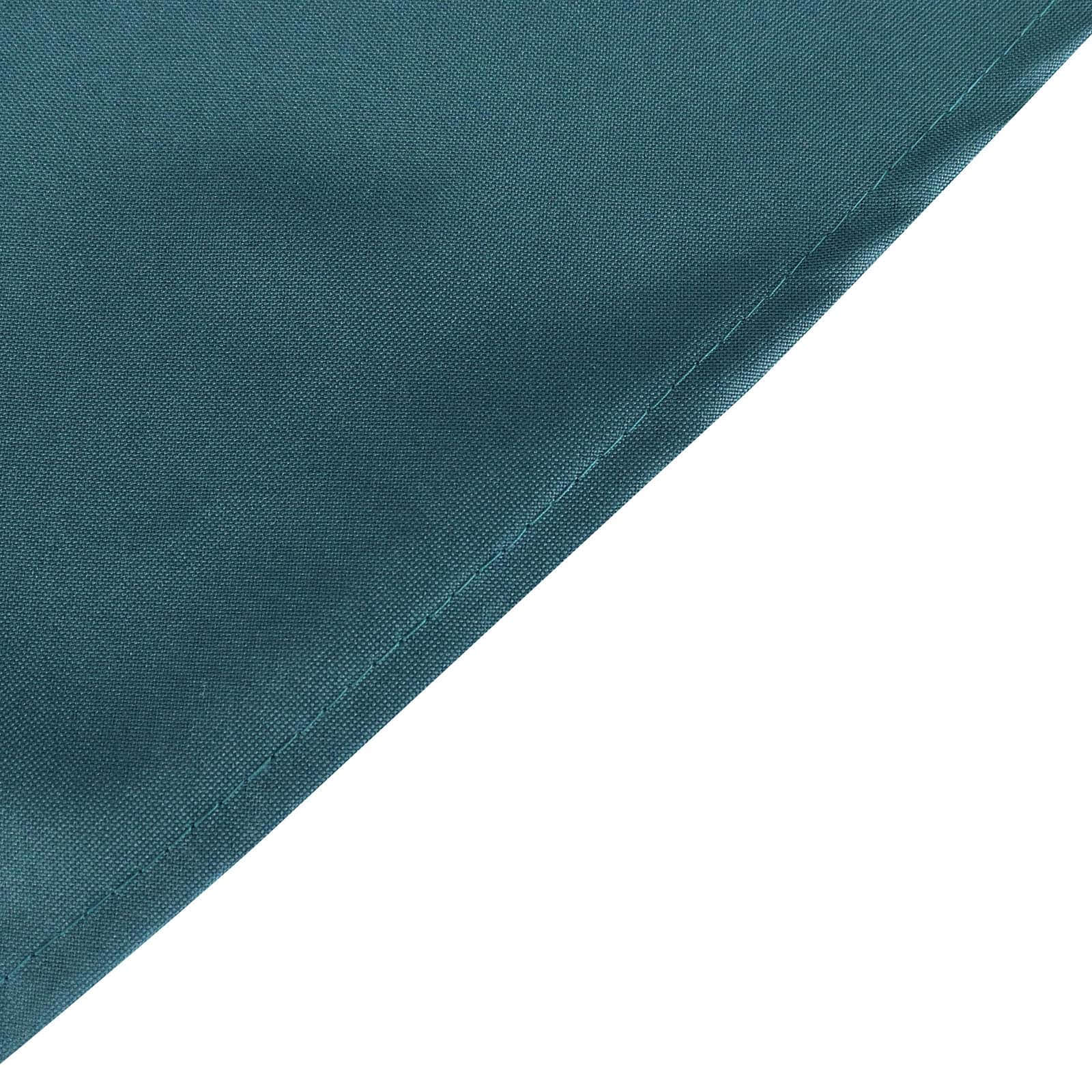 Polyester Square 70"x70" Tablecloth Peacock Teal - Wrinkle-Resistant & Durable Table Cover