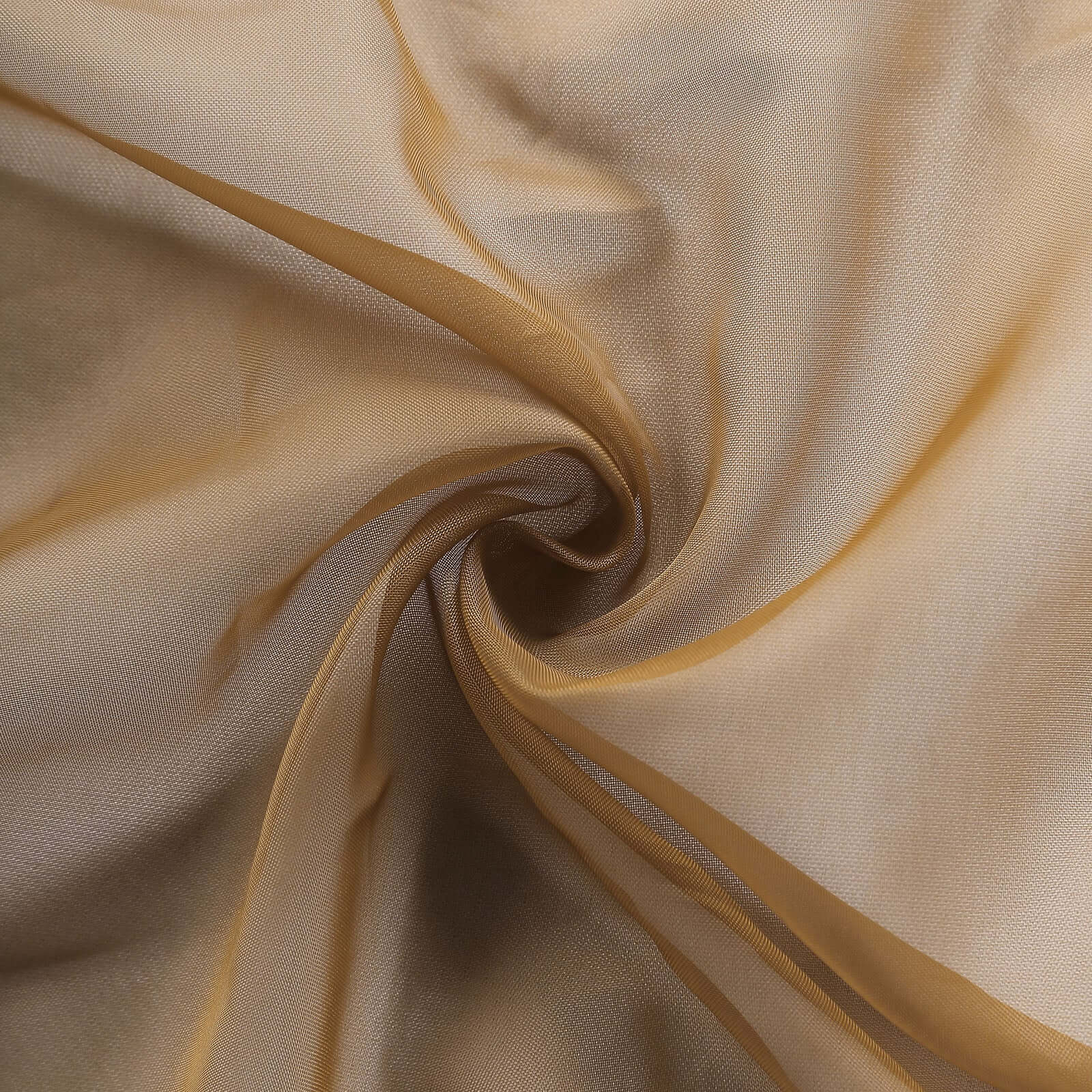 Premium Chiffon 6ft Table Runner Gold - Chic Flowy & Lightweight Table Decor