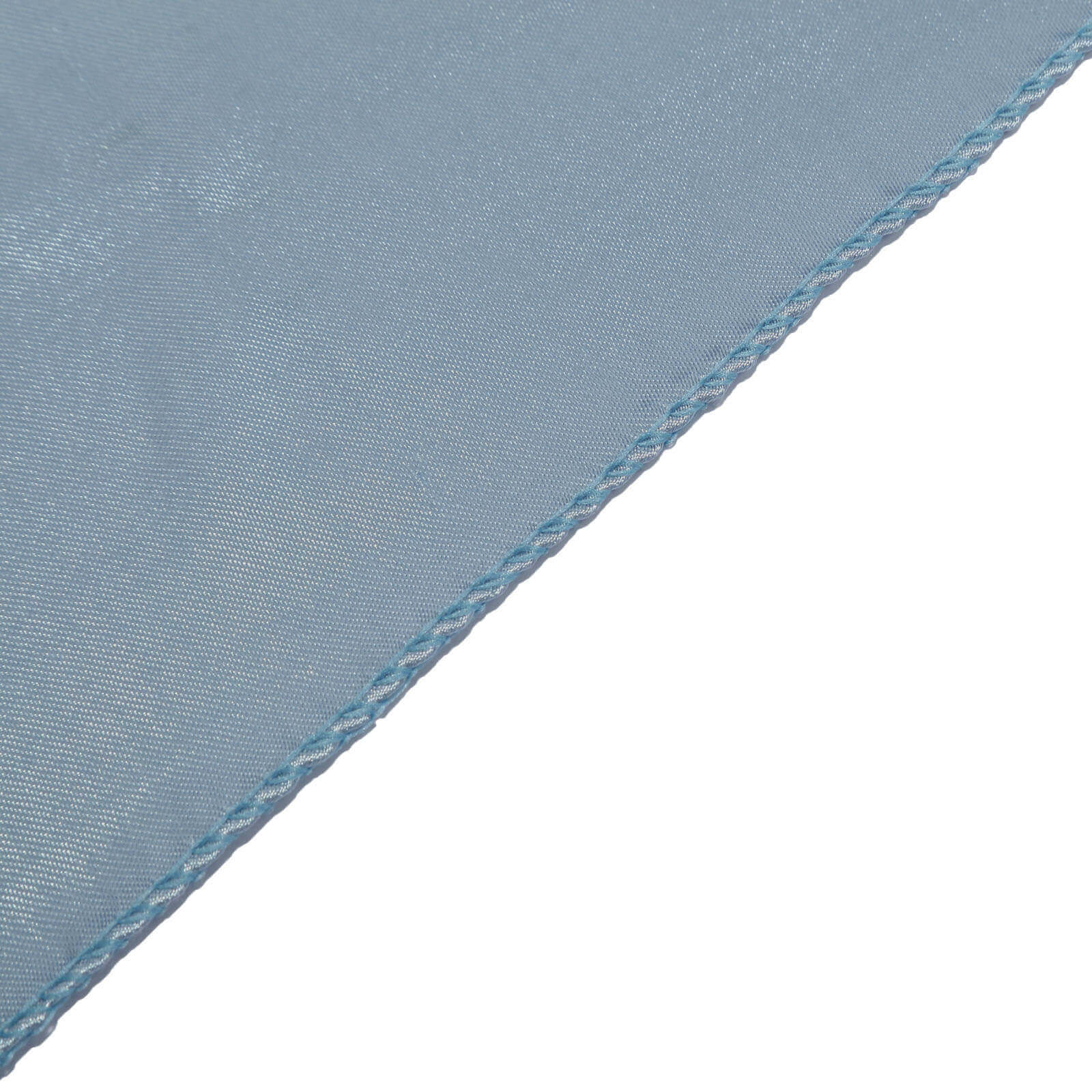 Satin 60"x60" Table Overlay Square Tablecloth Dusty Blue - Smooth Silky Touch Table Cover