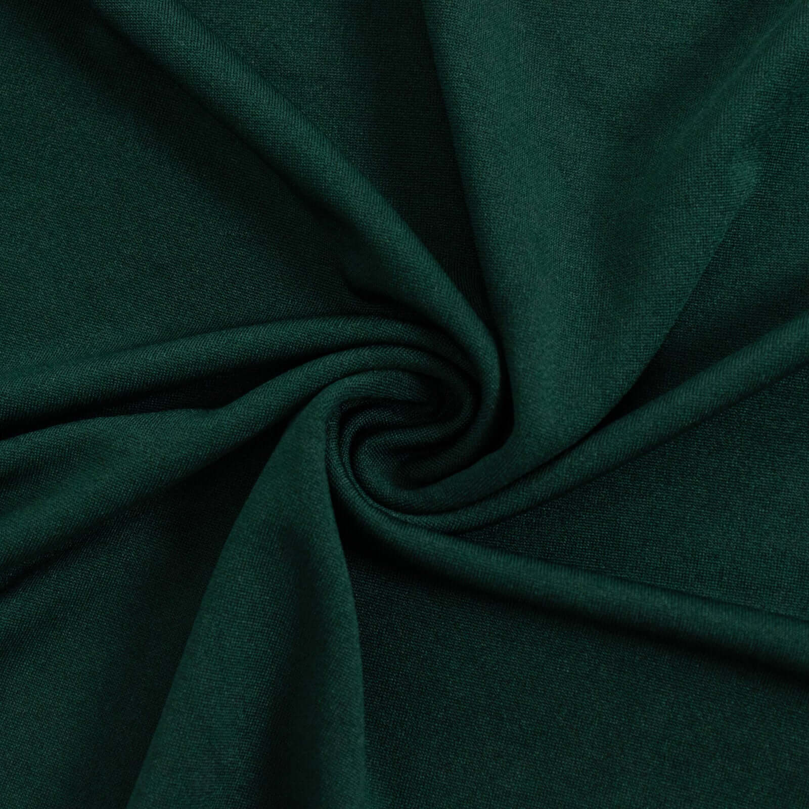 Set of 4 Matte Hunter Emerald Green Spandex Half Moon Chiara Backdrop Stand Covers, Custom Fitted Wedding Arch Covers - 2.5ft,5ft,6ft,7ft