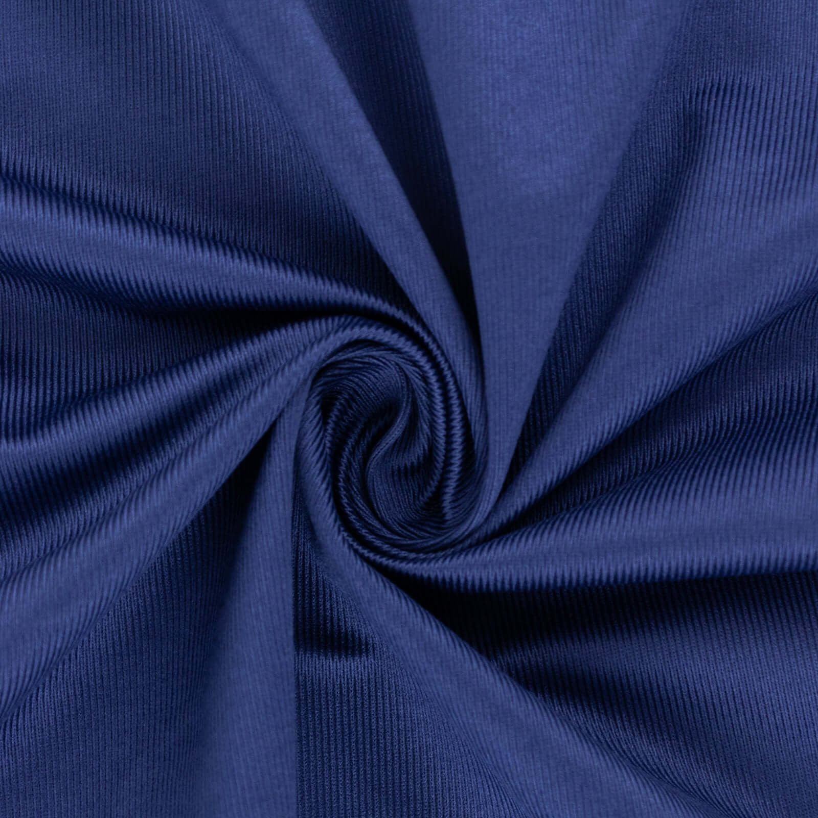 Premium Navy Blue Scuba Polyester Fabric Roll, Wrinkle Free DIY Craft Fabric Bolt- 60"x10 Yards