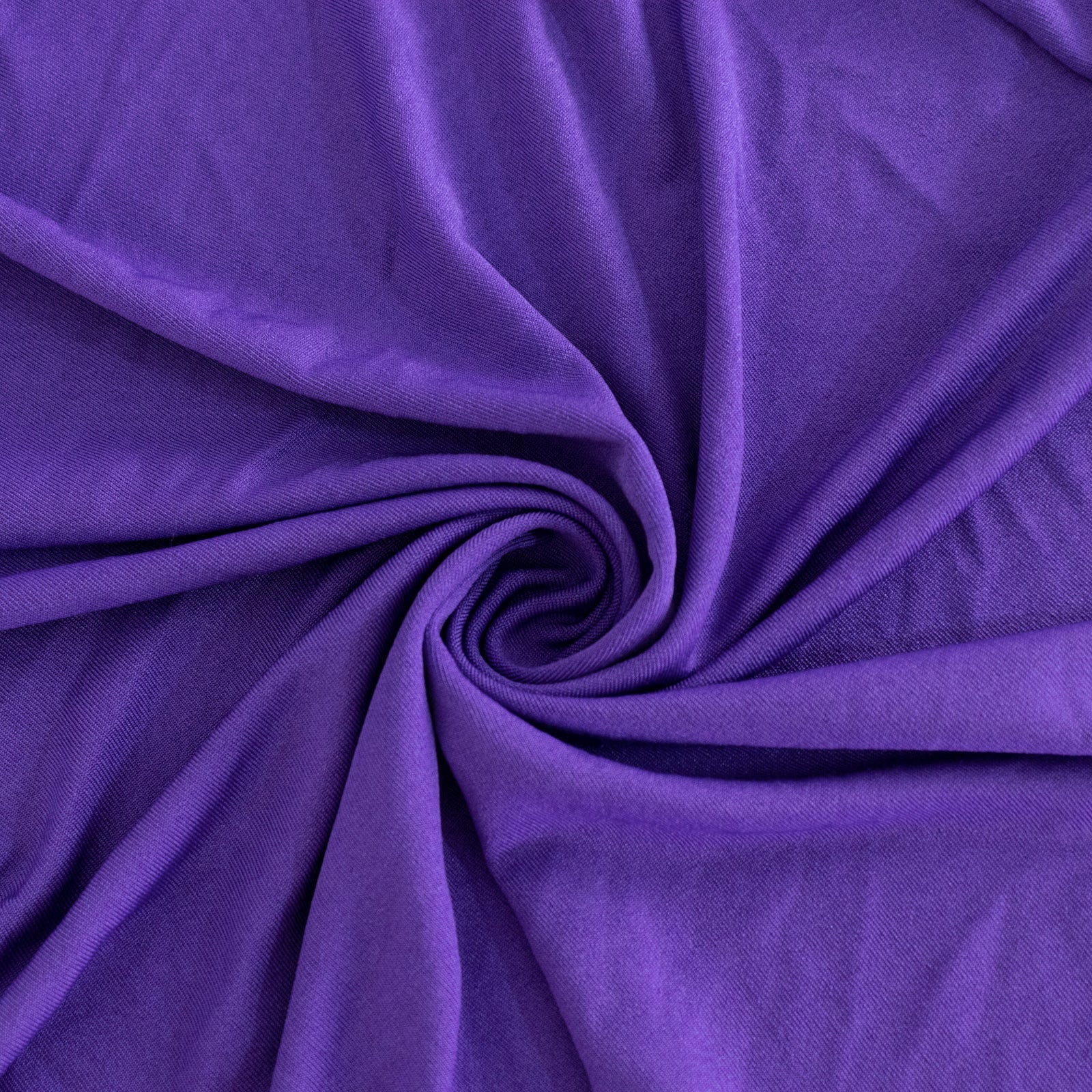 Spandex 33"-36" Round Cocktail Table Cover Purple - Easy to Maintain Stretch Fitted Highboy Tablecloth