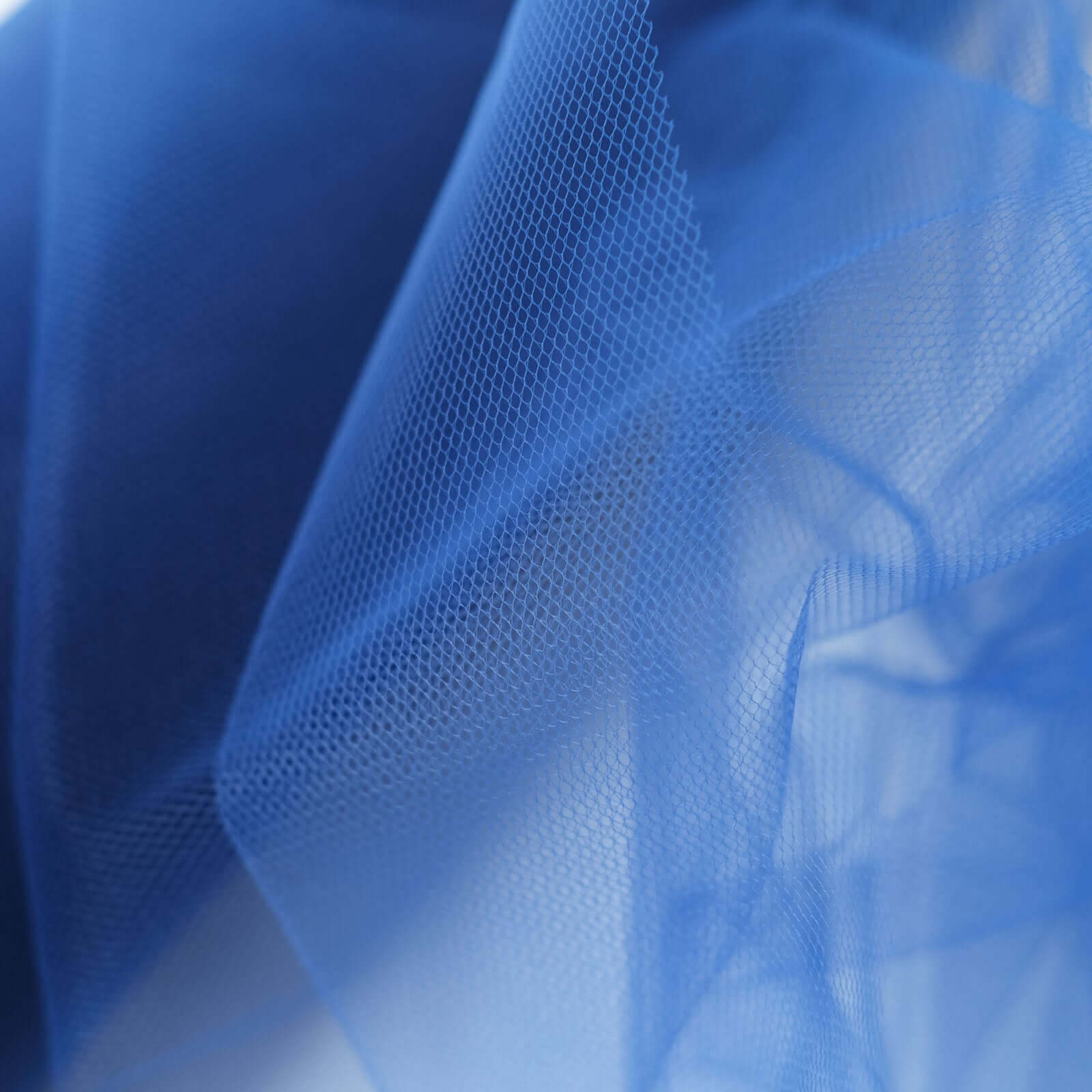 12"x100 Yards Royal Blue Tulle Fabric Bolt, Sheer Fabric Spool Roll For Crafts