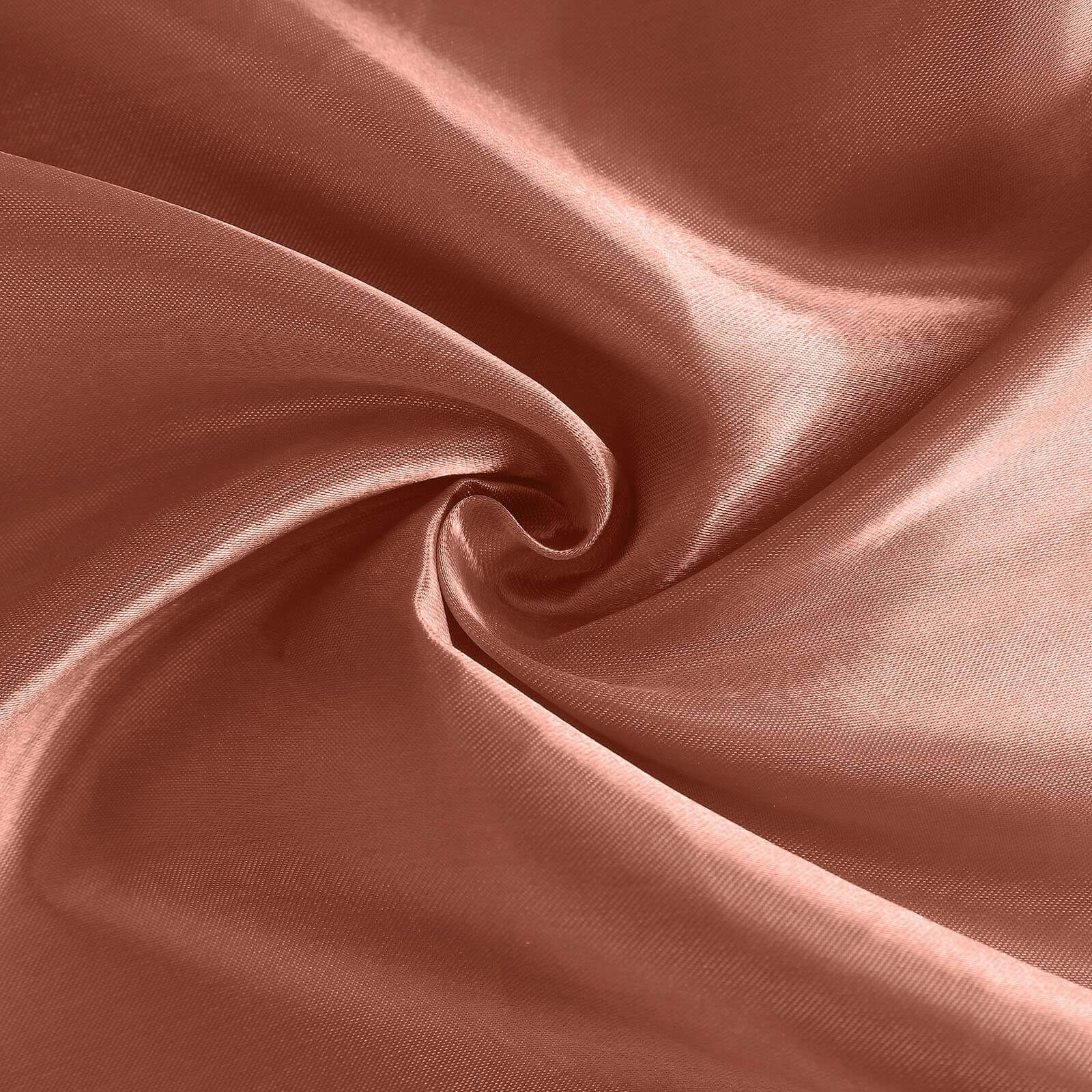 8ftx10ft Terracotta (Rust) Satin Event Curtain Drapes, Backdrop Event Panel