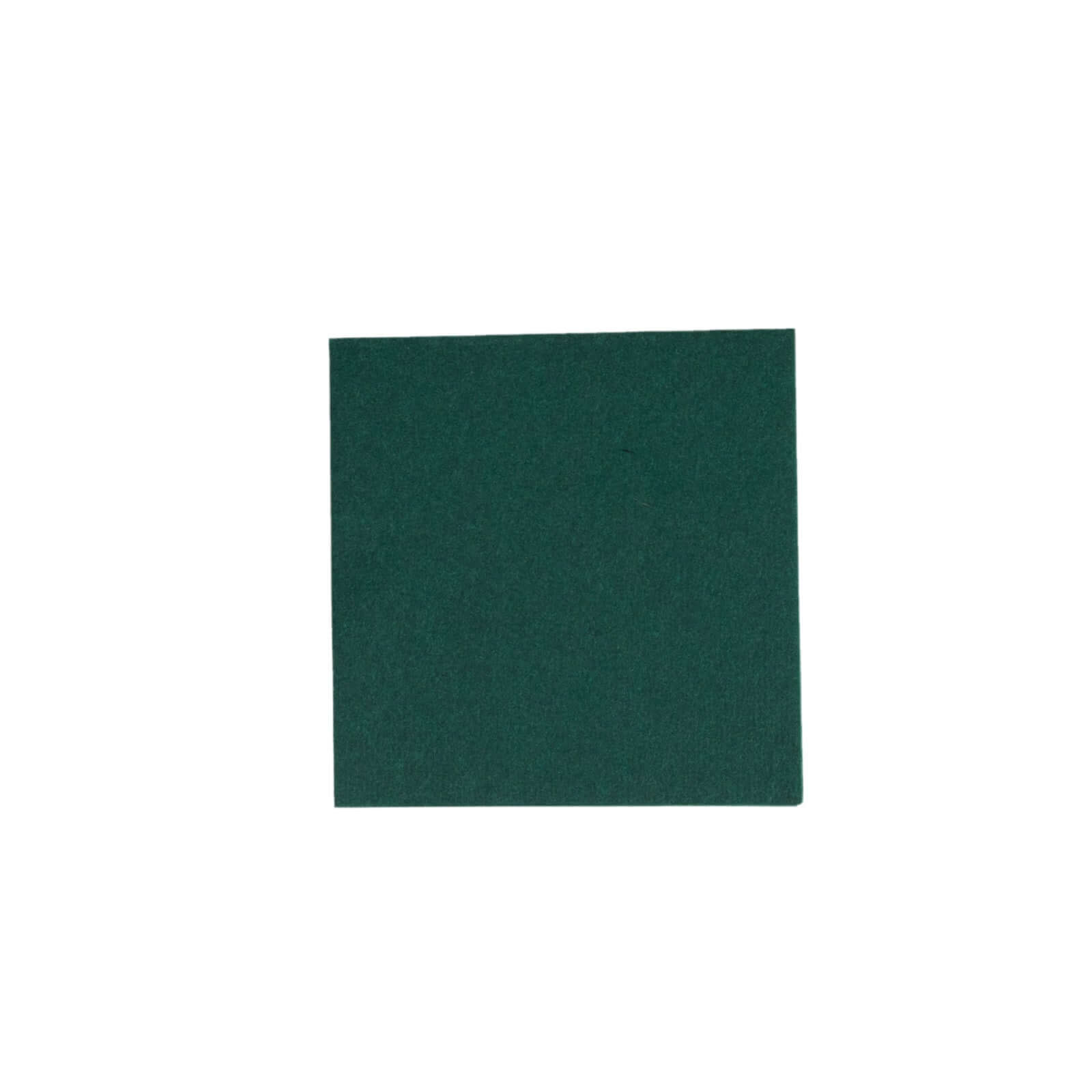 20-Pack Paper Linen-Like Cocktail Napkins Hunter Emerald Green - Disposable 5"x5" Airlaid Soft Napkins