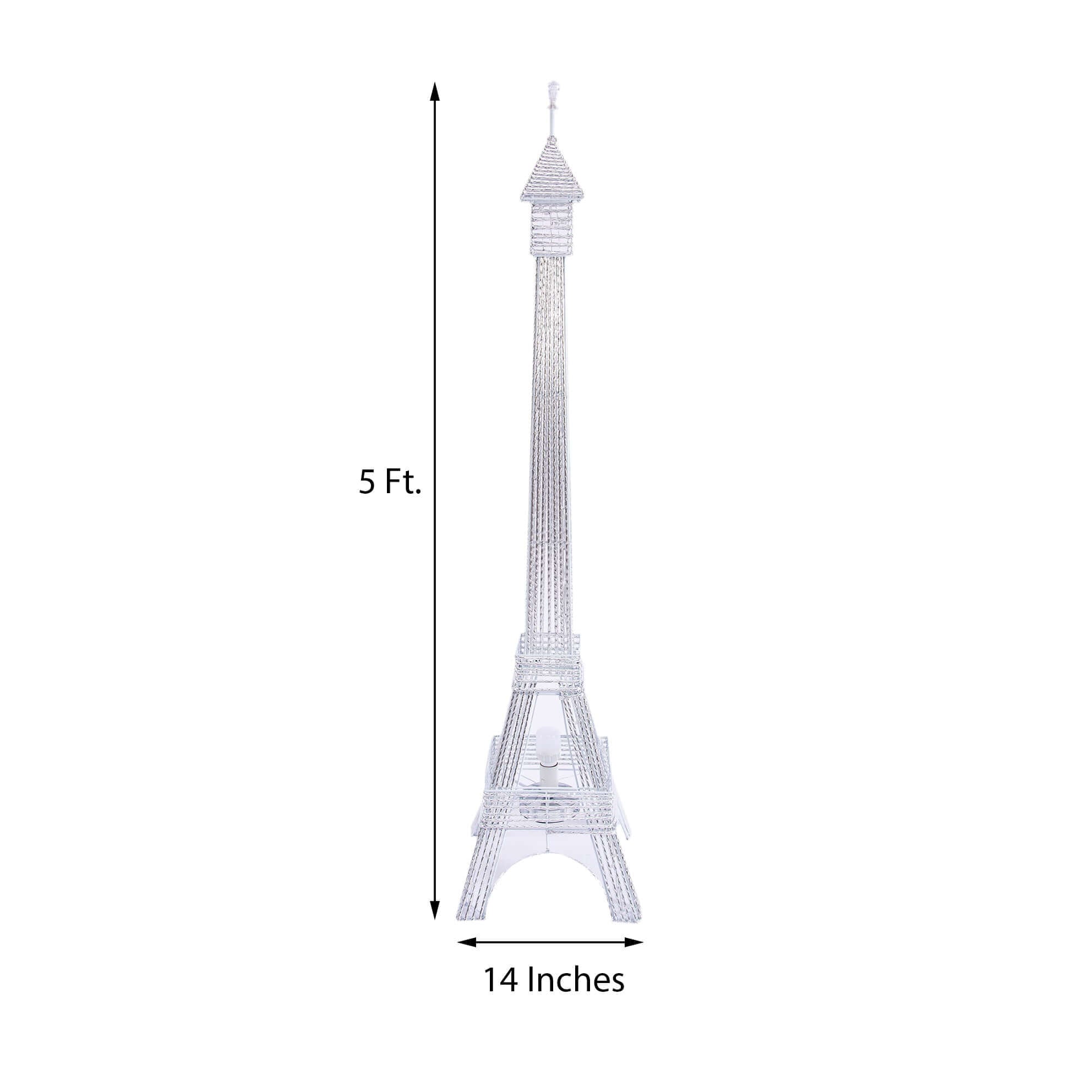 5ft Color Changing LED Metal Eiffel Tower Columns LED Lamp, Night Light Wedding Centerpiece