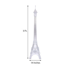 5ft Color Changing LED Metal Eiffel Tower Columns LED Lamp, Night Light Wedding Centerpiece