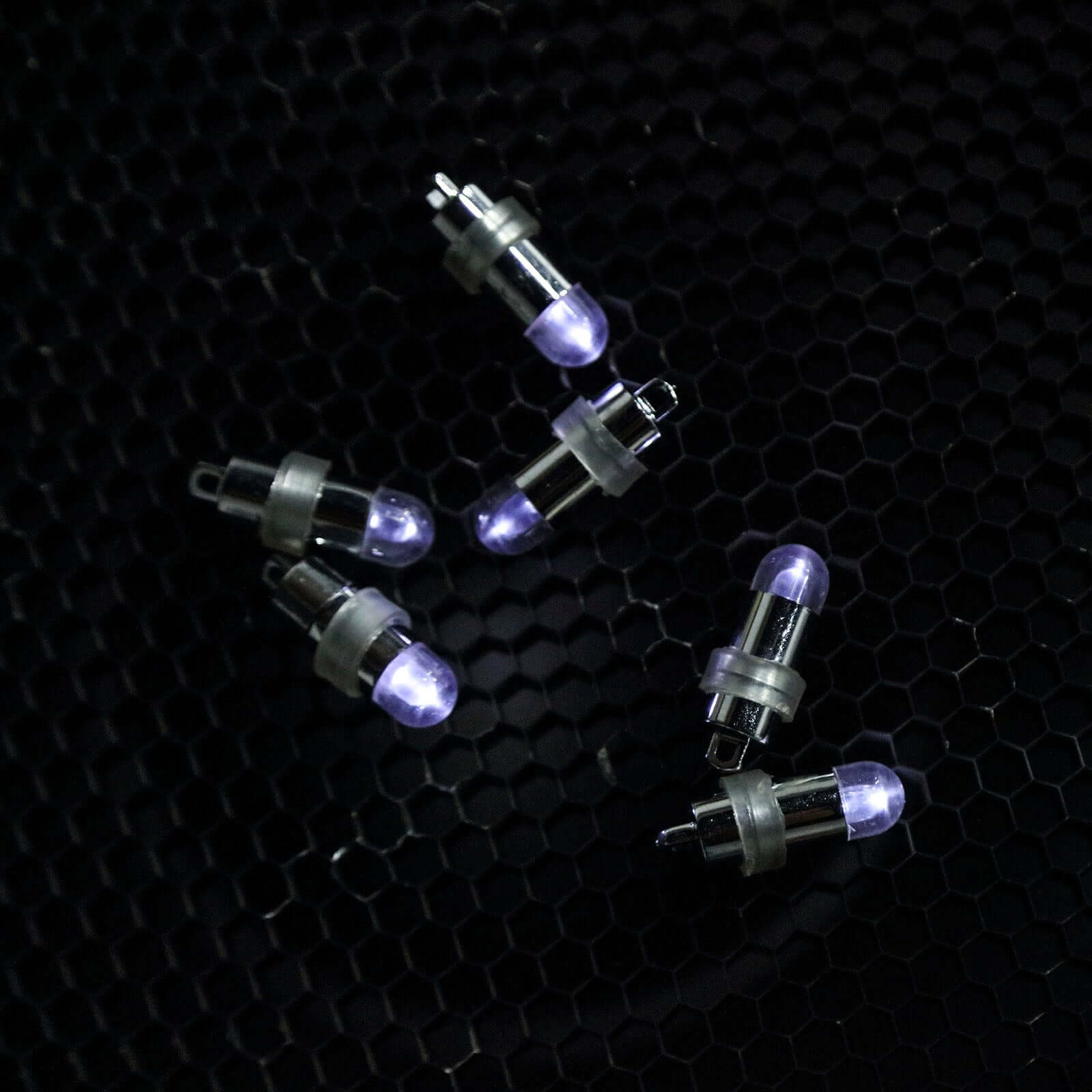 12-Pack Balloon Lights Bullet Design White - Waterproof LED Centerpiece Filler Lights