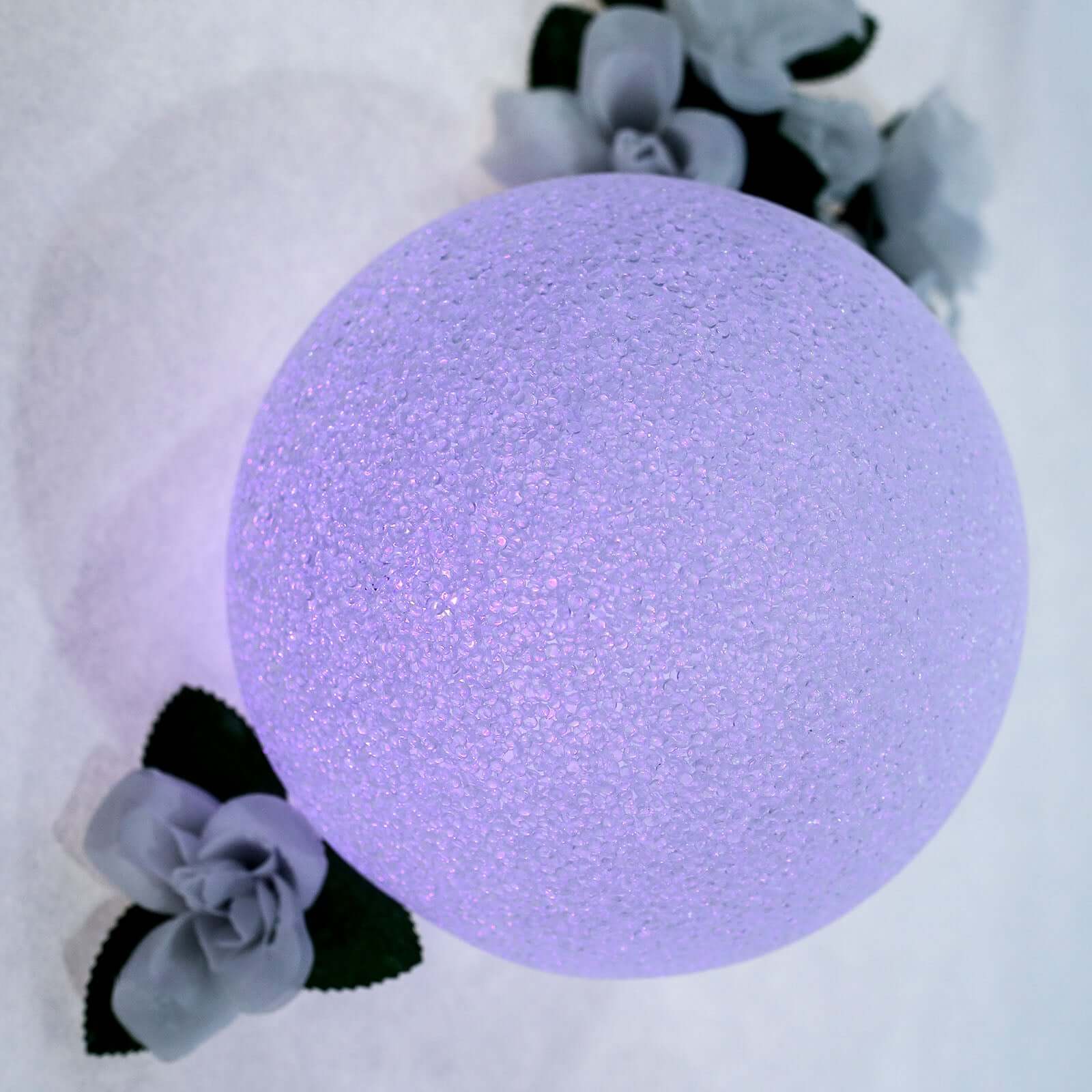 LED Color Changing Light Globe - Battery Operated Ball Centerpiece 10"