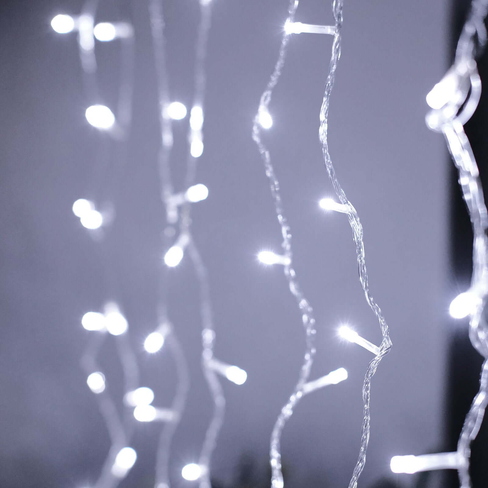 30ft Cool White 100 LED Connectable String Lights, 120V Fairy Lights