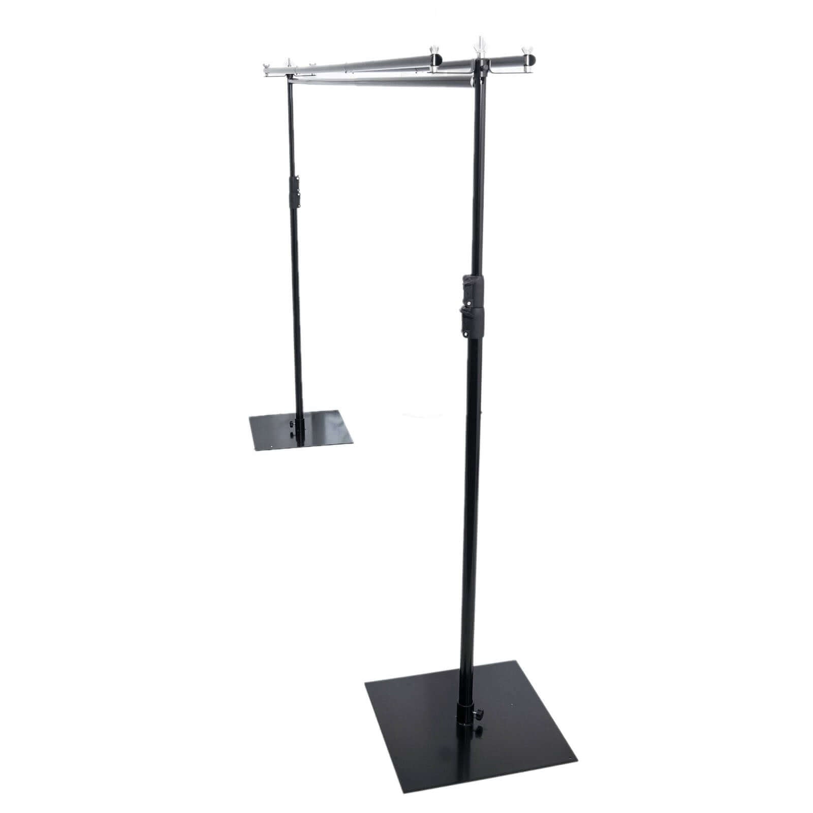 10ft DIY Triple Cross Bars and Mounting Brackets For Backdrop Stands