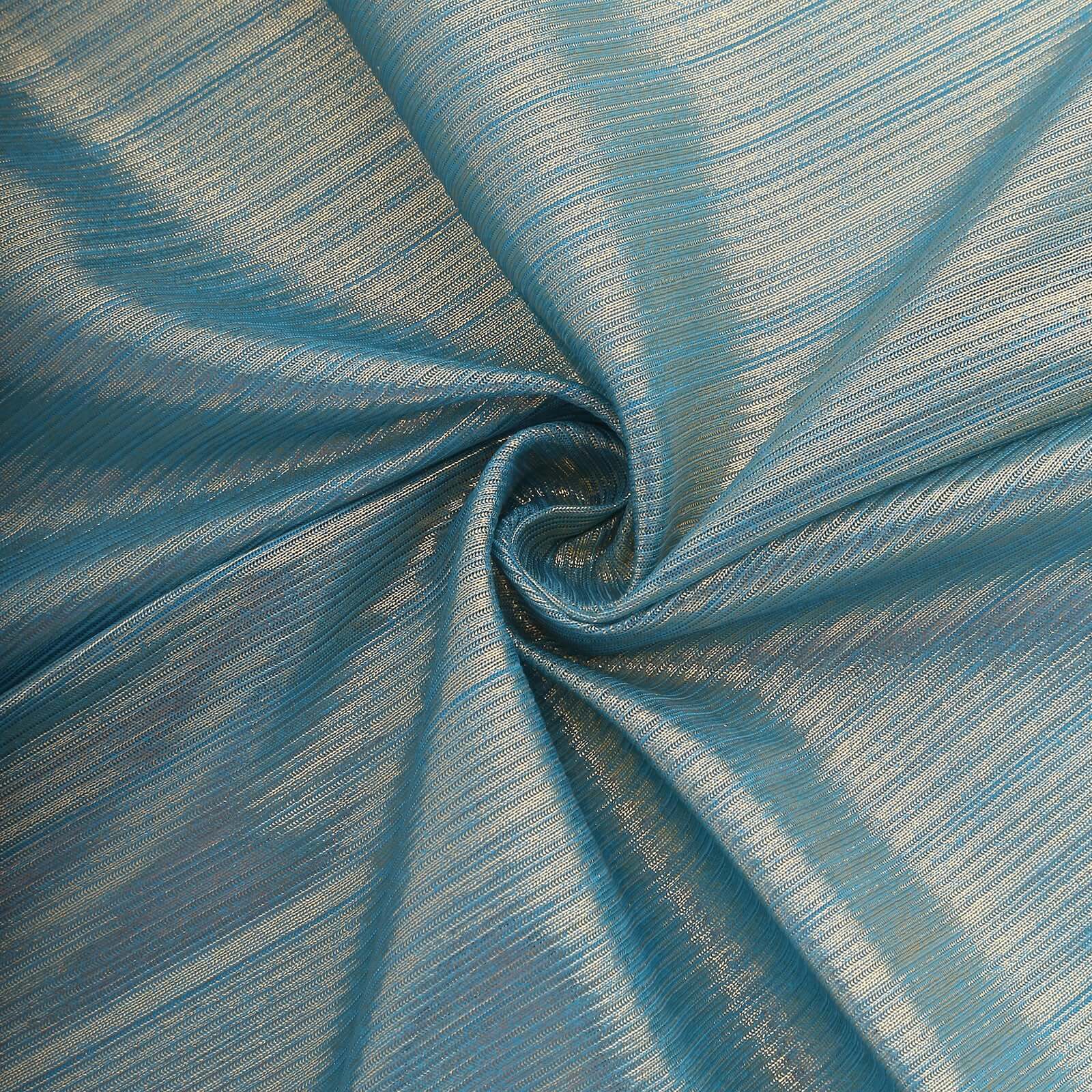 5 Pack Polyester 20"x20" Napkins Turquoise Shimmer Sequin Dots - Luminous Cloth Napkins