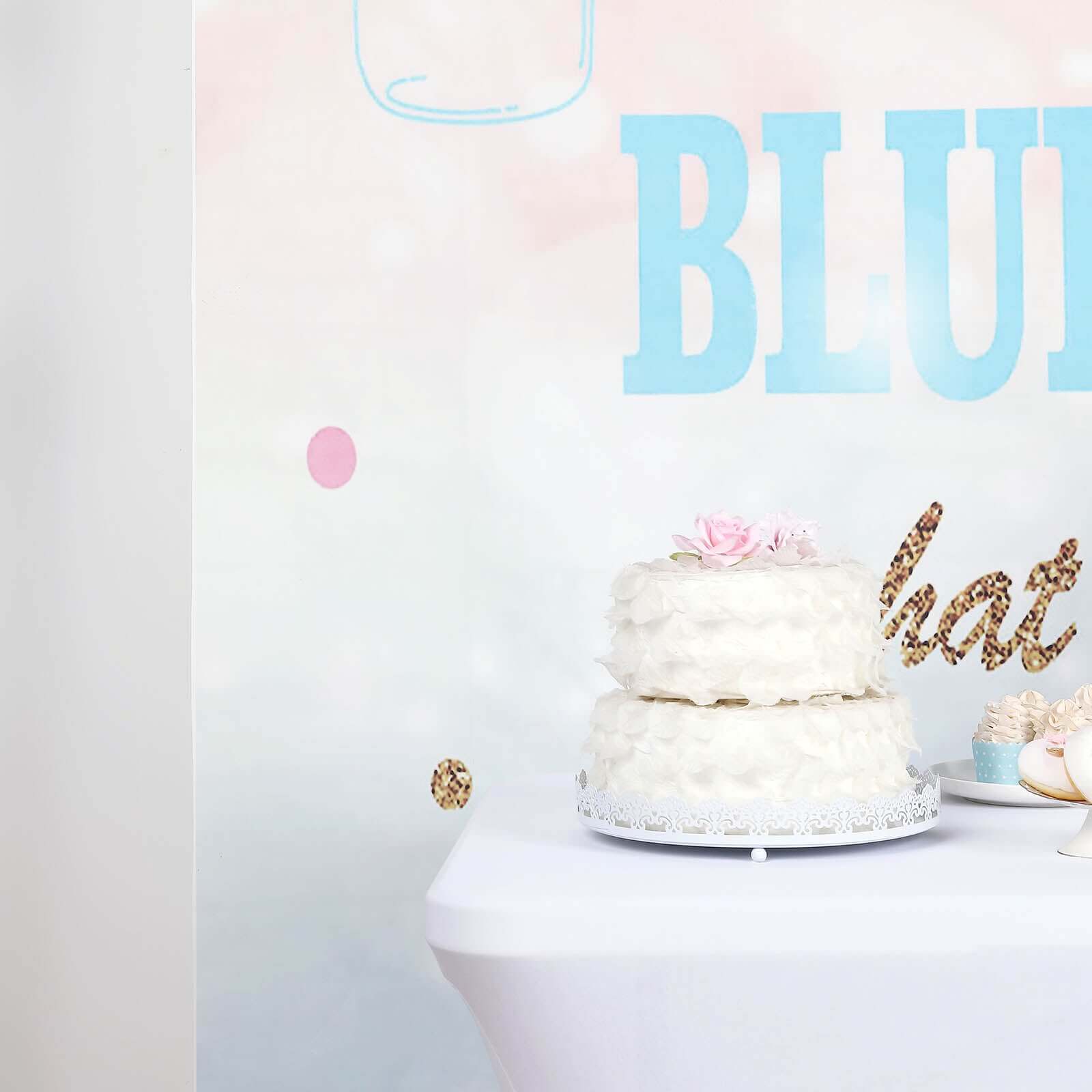 8ftx8ft Gender Reveal "Blue Or Pink" Vinyl Photo Shoot Backdrop