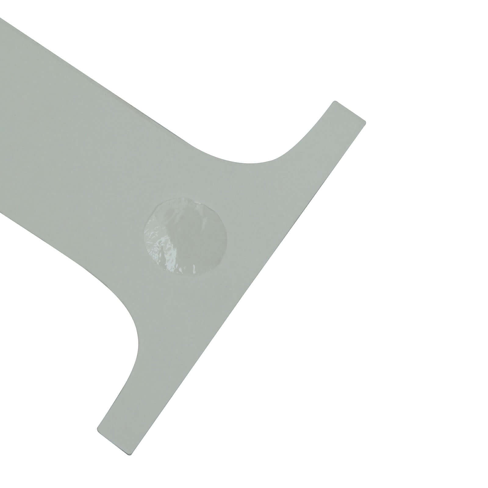 4-Pack Stickers Banner Custom 0-9 Number "6" Design Iridescent - Milestone Age and Date Stick-On Numbers 5"