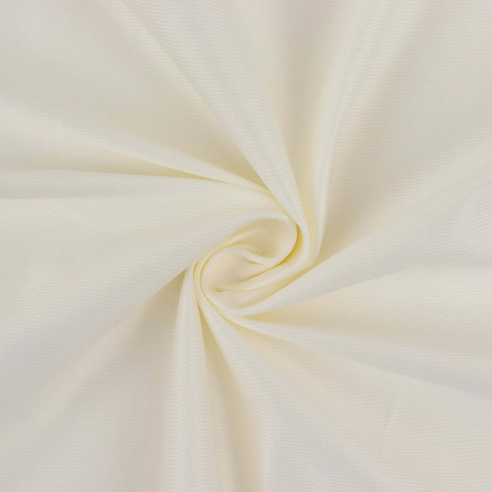 Premium Ivory Scuba Polyester Fabric Roll, Wrinkle Free DIY Craft Fabric Bolt- 60"x10 Yards