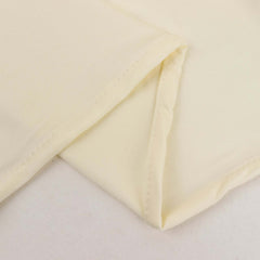 Ivory Spandex 4-Way Stretch Fabric Roll, DIY Craft Fabric Bolt- 60"x10 Yards