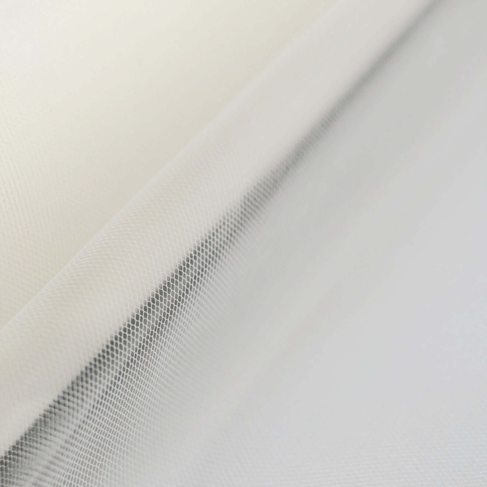 18"x100 Yards Ivory Tulle Fabric Bolt, Sheer Fabric Spool Roll For Crafts