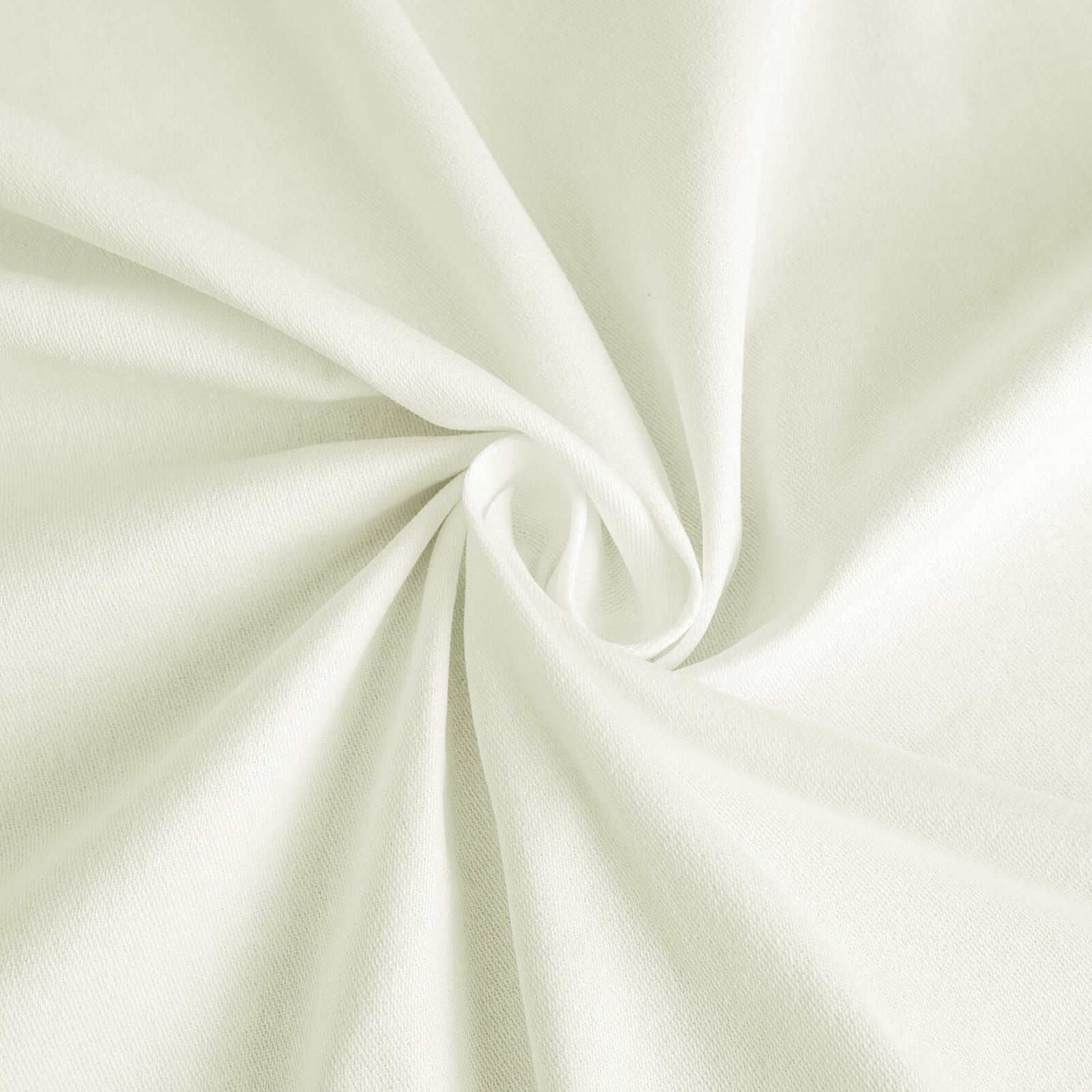 Cotton Blend 60"x102" Rectangle Tablecloth Ivory - Wrinkle-Resistant Table Cover