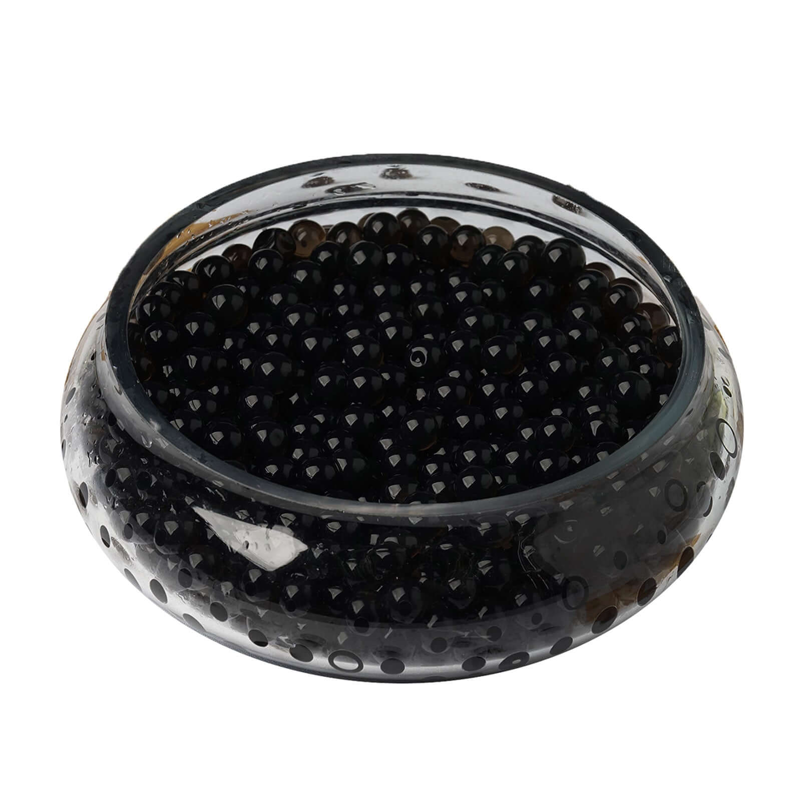 Water Gel Beads Vase Filler Black - Large Nontoxic Jelly Balls for Floating Candles & Floral Displays 10g