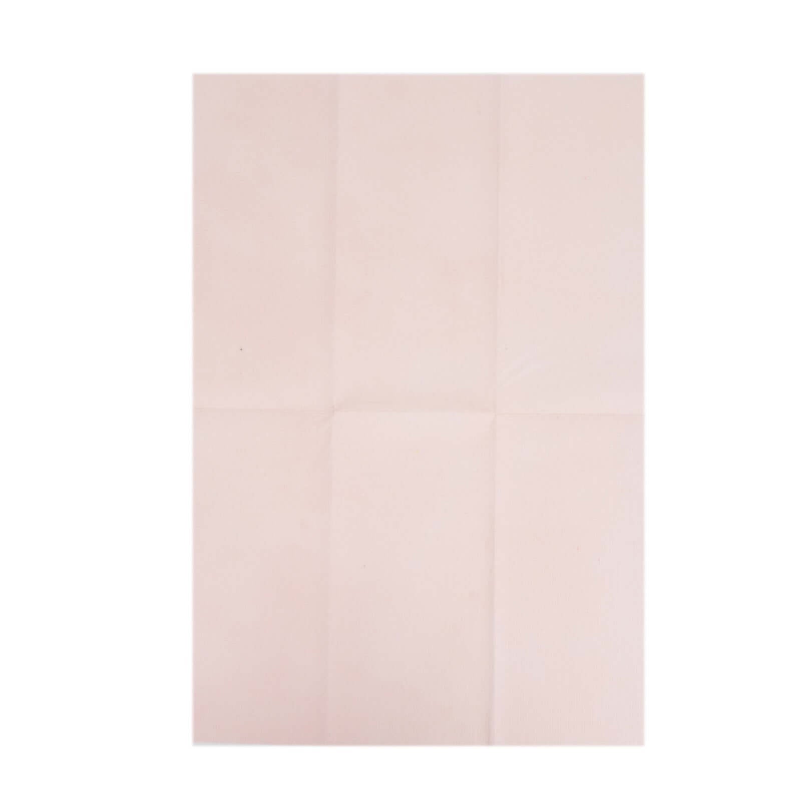 20-Pack Paper Linen-Like Napkins Blush - Disposable Hygienic Airlaid Guest Towels 8.5"x4"