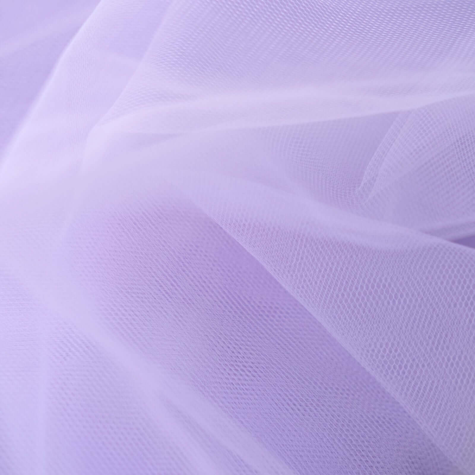 54"x40 Yards Lavender Lilac Tulle Fabric Bolt, DIY Crafts Sheer Fabric Roll